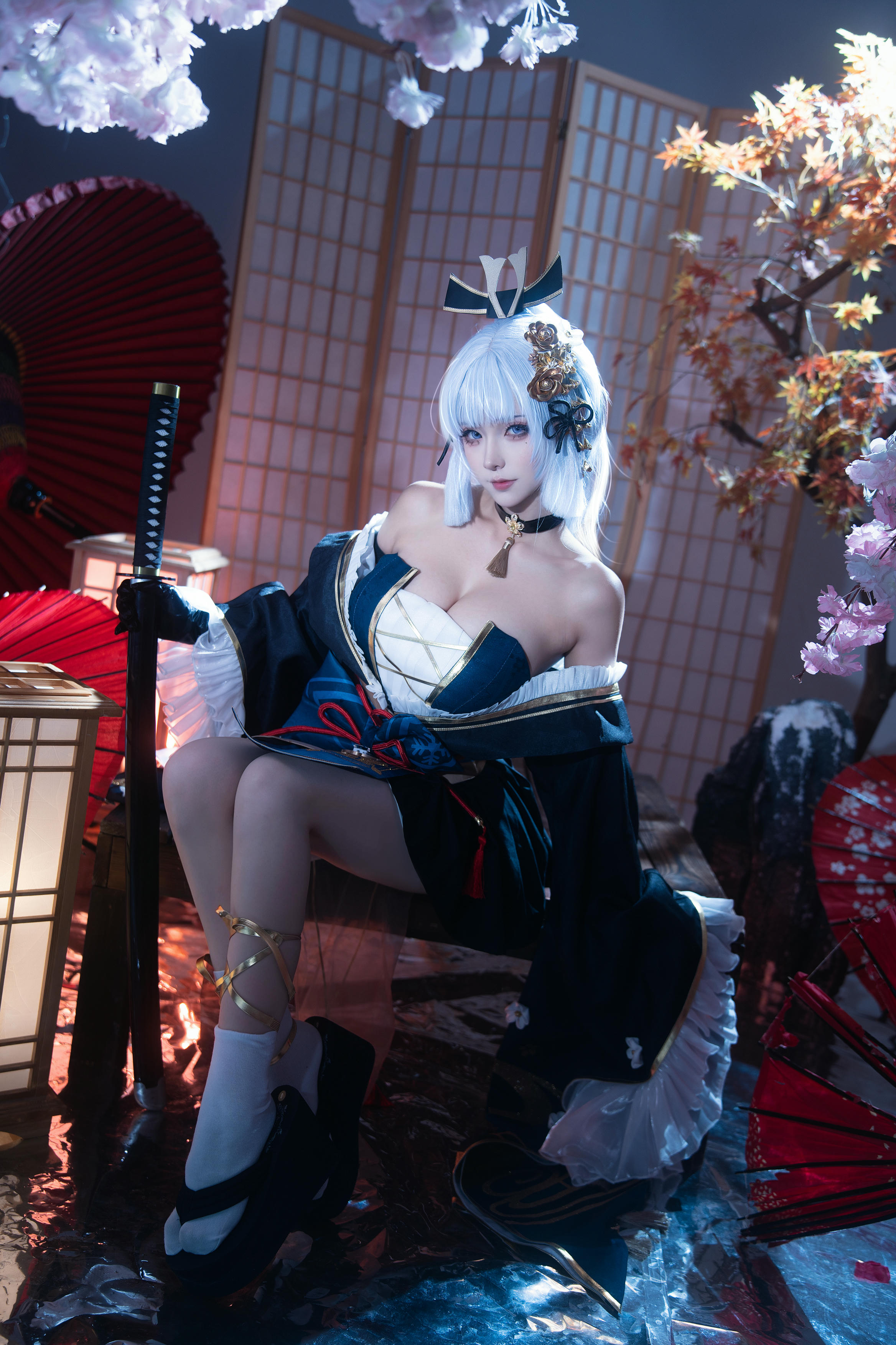 Seya-狮砸 NO.025 原神 神里绫华·霜刃[12P-195.6M]_第1集