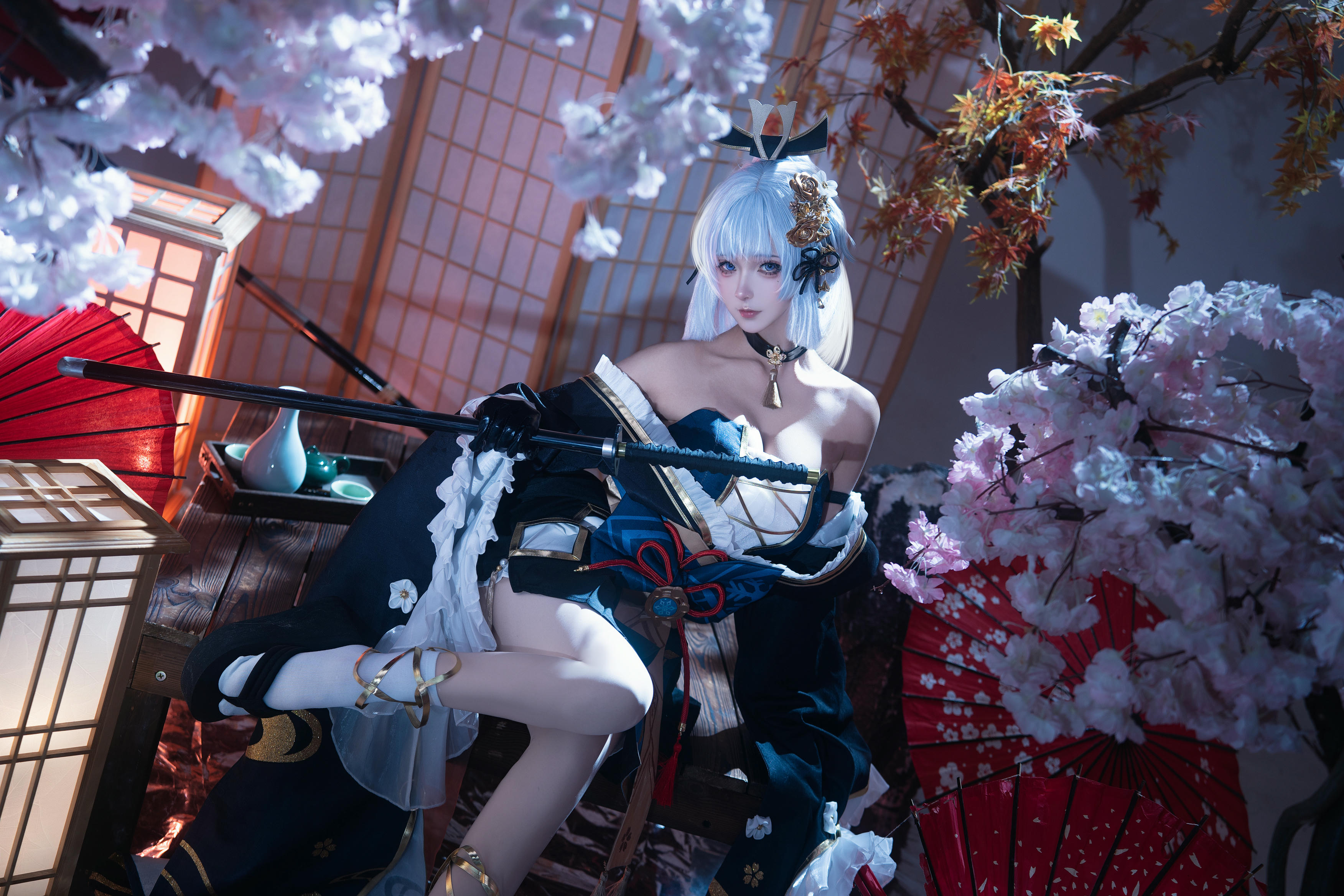 Seya-狮砸 NO.025 原神 神里绫华·霜刃[12P-195.6M]_第1集