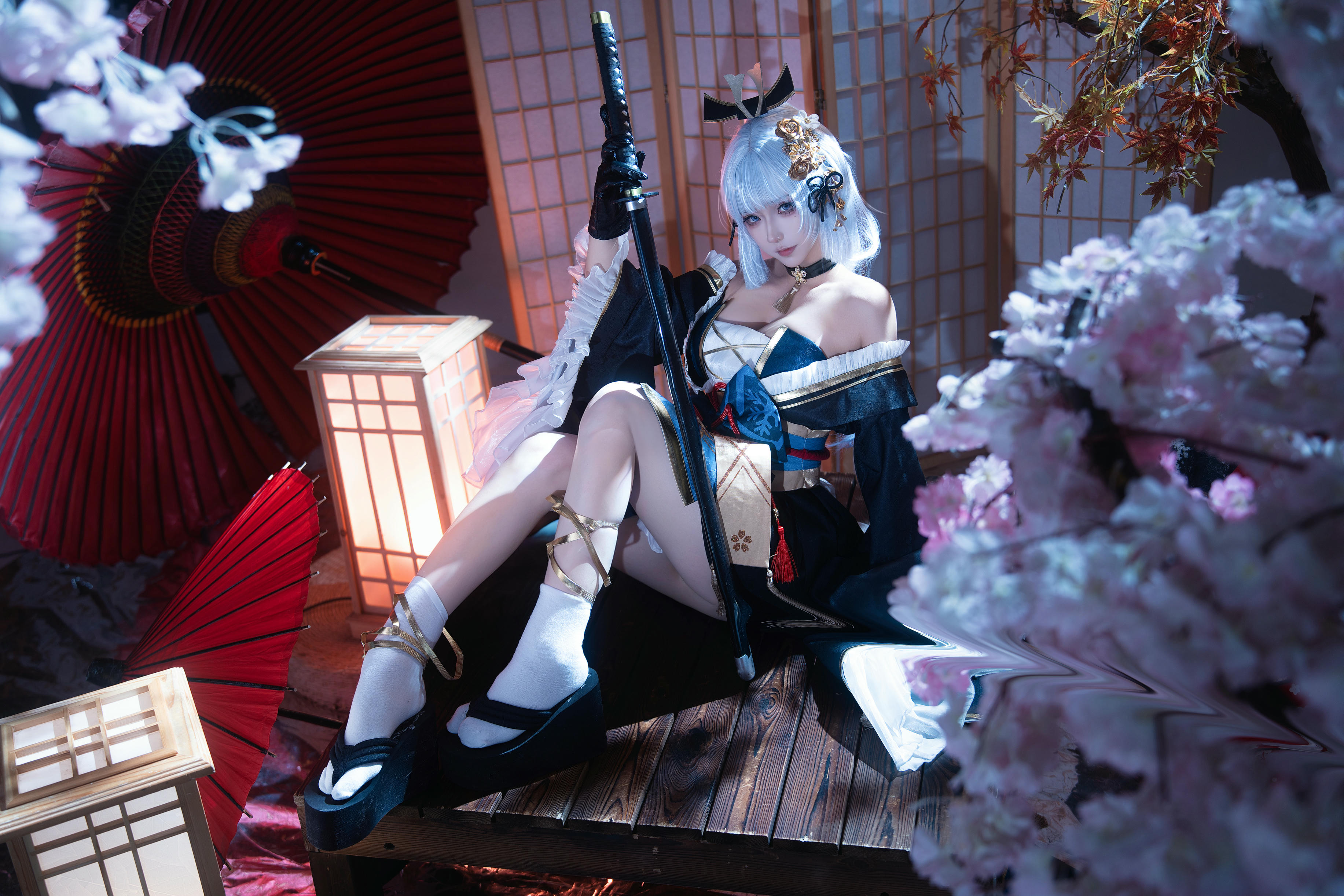 Seya-狮砸 NO.025 原神 神里绫华·霜刃[12P-195.6M]_第1集