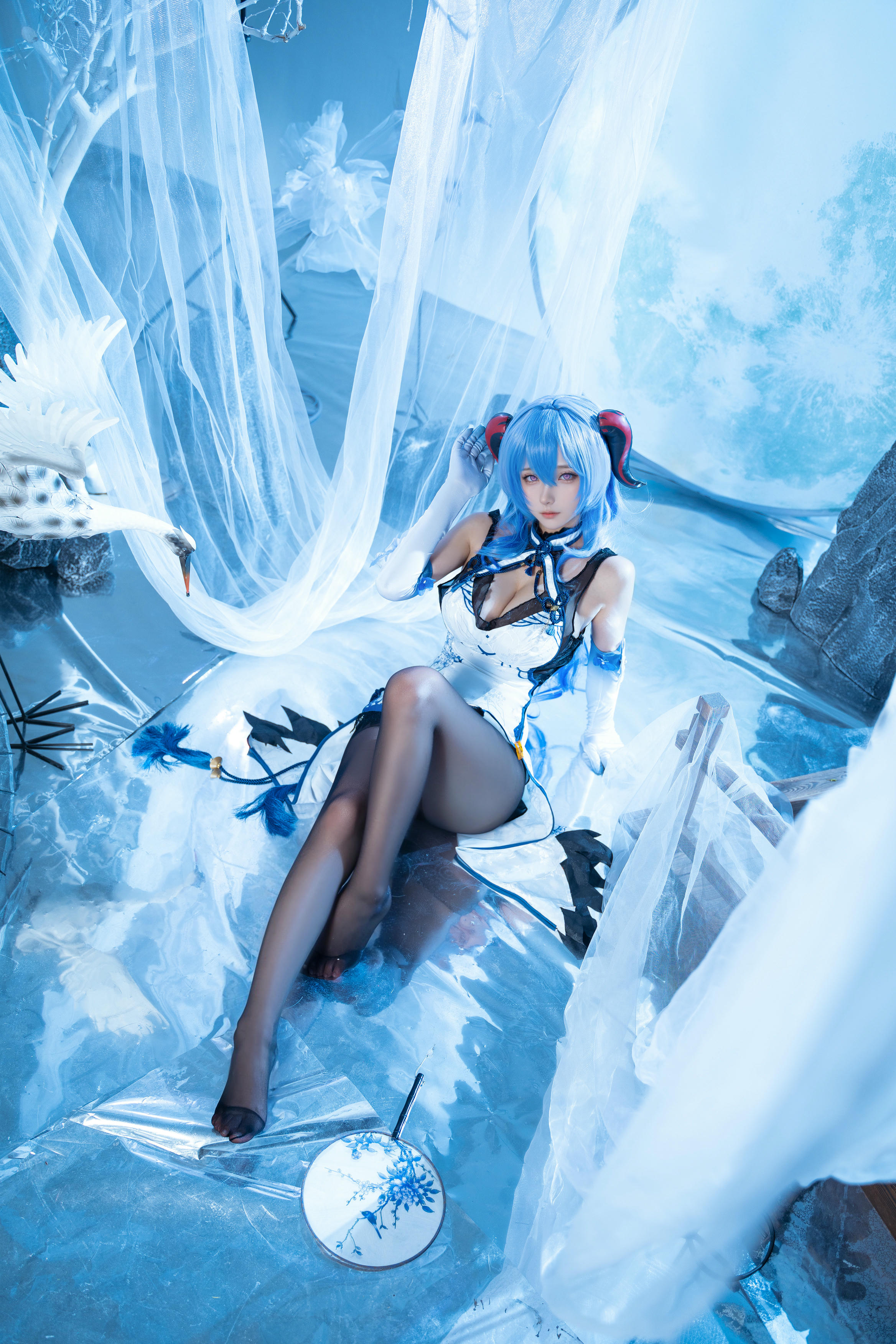 Seya-狮砸 NO.008 原神 甘雨青花瓷[12P-139M]_第1集