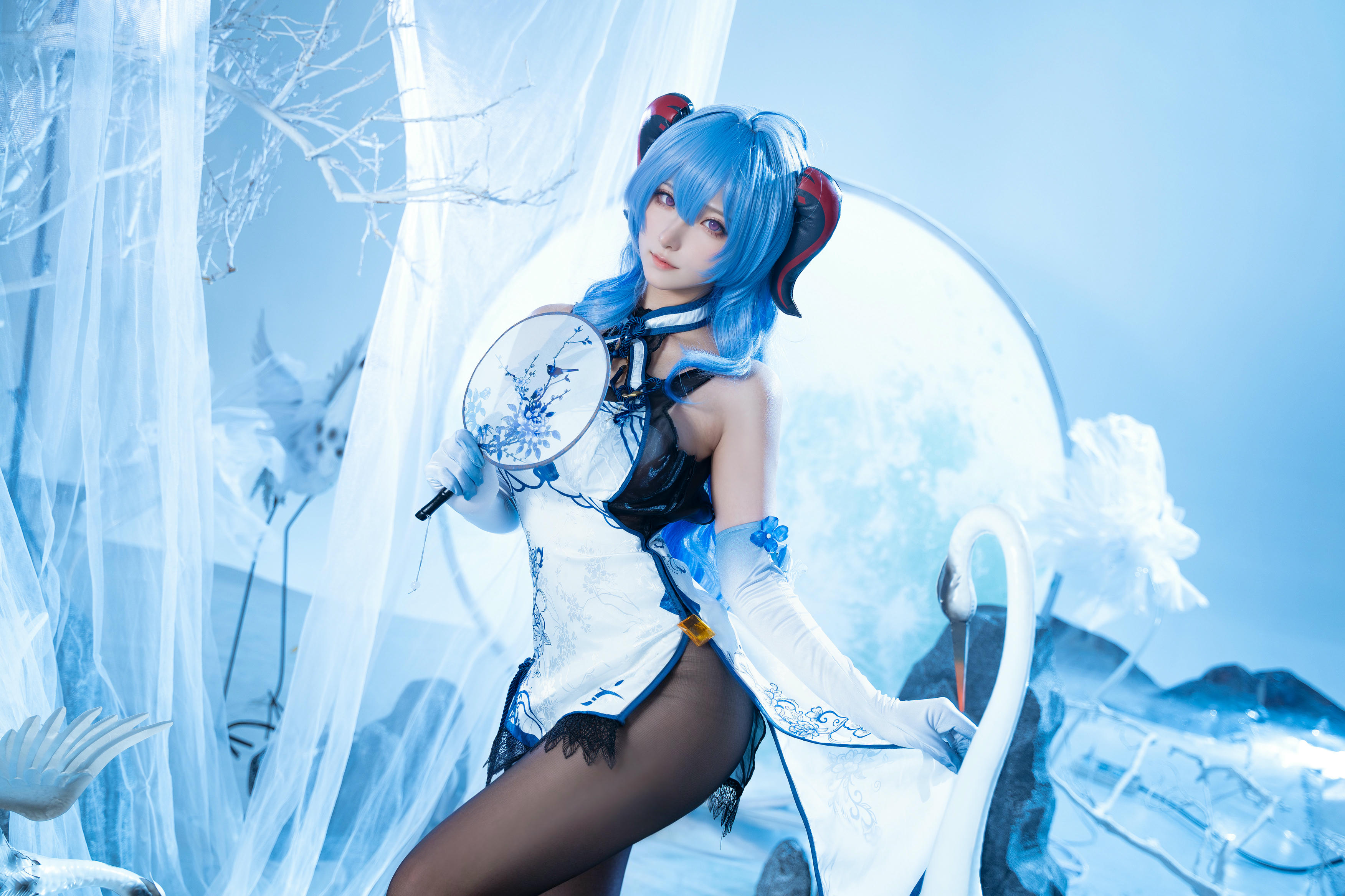 Seya-狮砸 NO.008 原神 甘雨青花瓷[12P-139M]_第1集