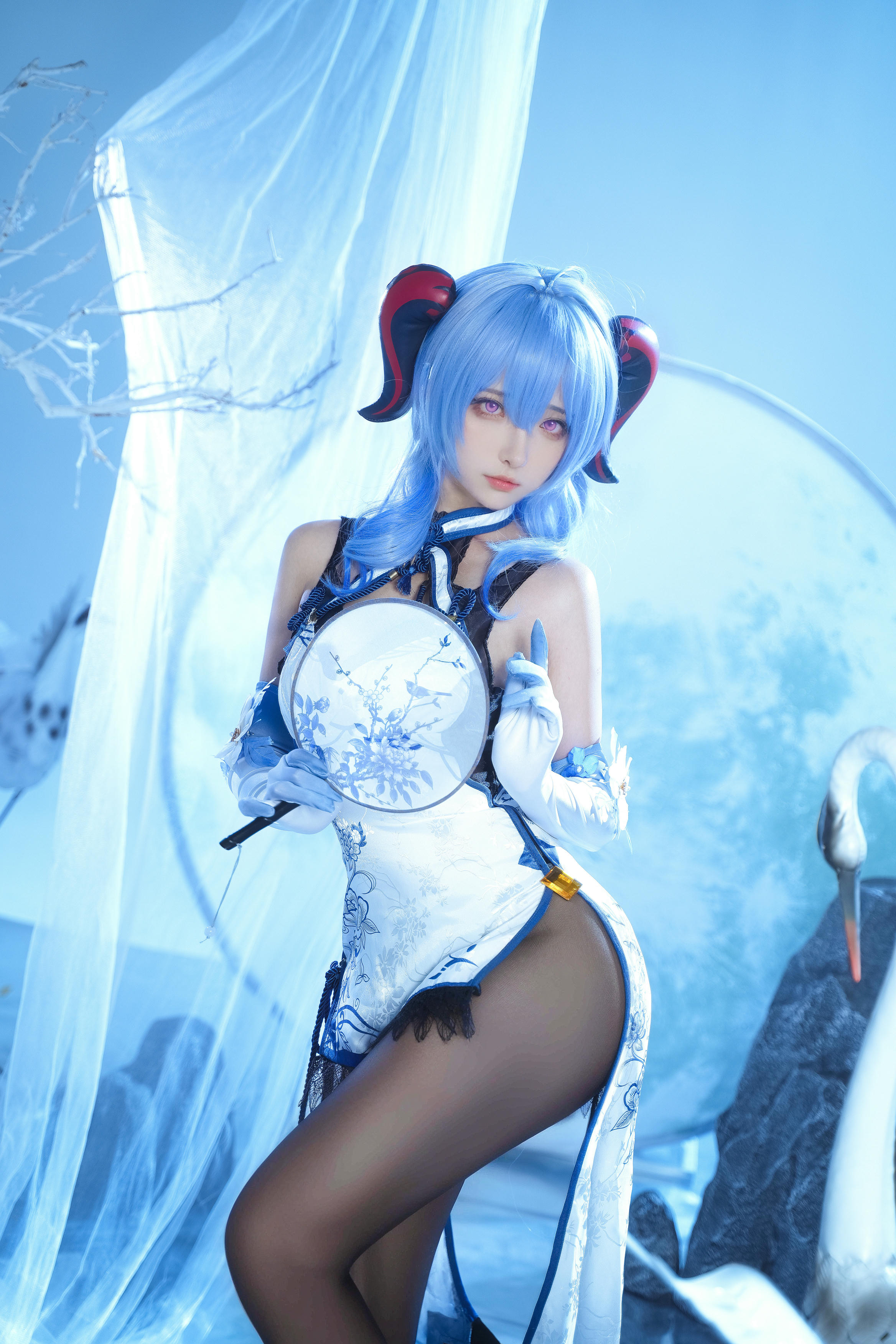 Seya-狮砸 NO.008 原神 甘雨青花瓷[12P-139M]_第1集