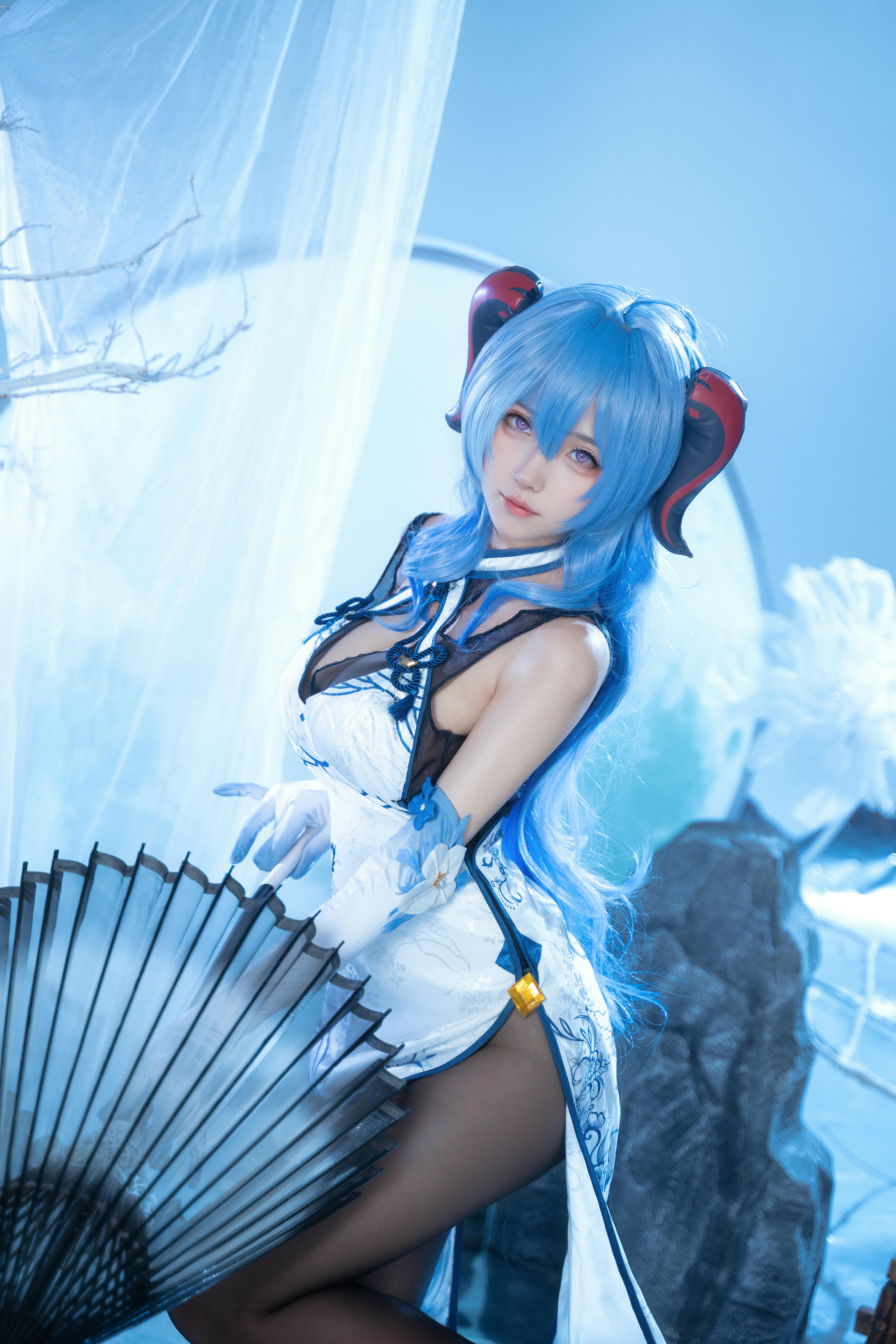 Seya-狮砸 NO.008 原神 甘雨青花瓷[12P-139M]_第1集