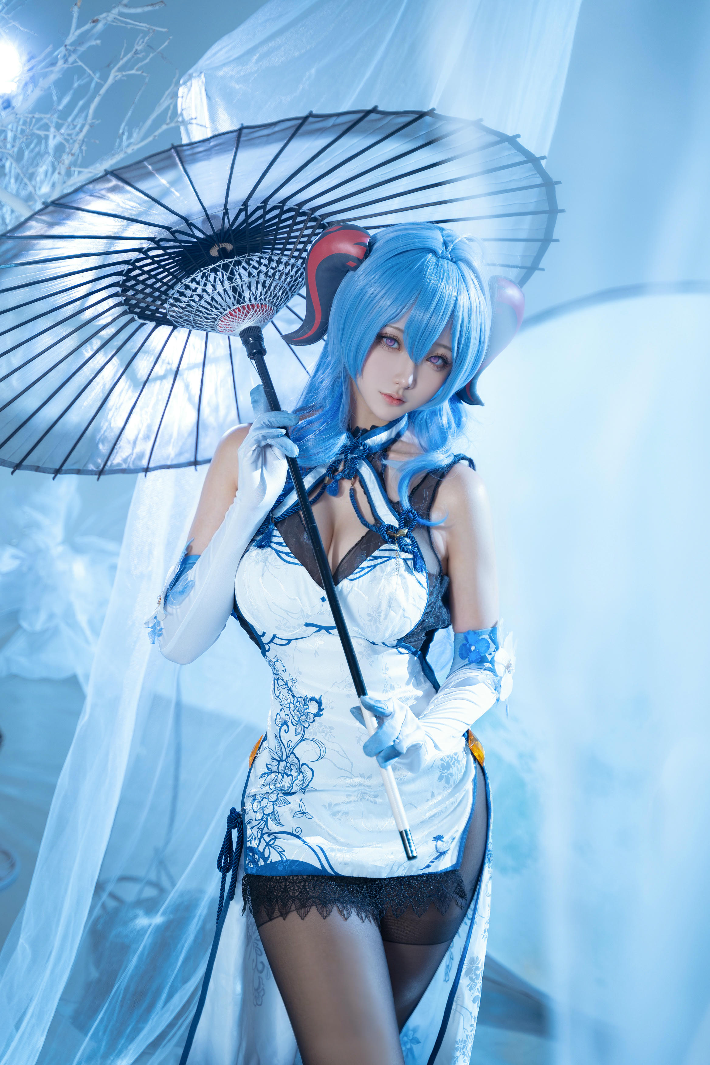 Seya-狮砸 NO.008 原神 甘雨青花瓷[12P-139M]_第1集