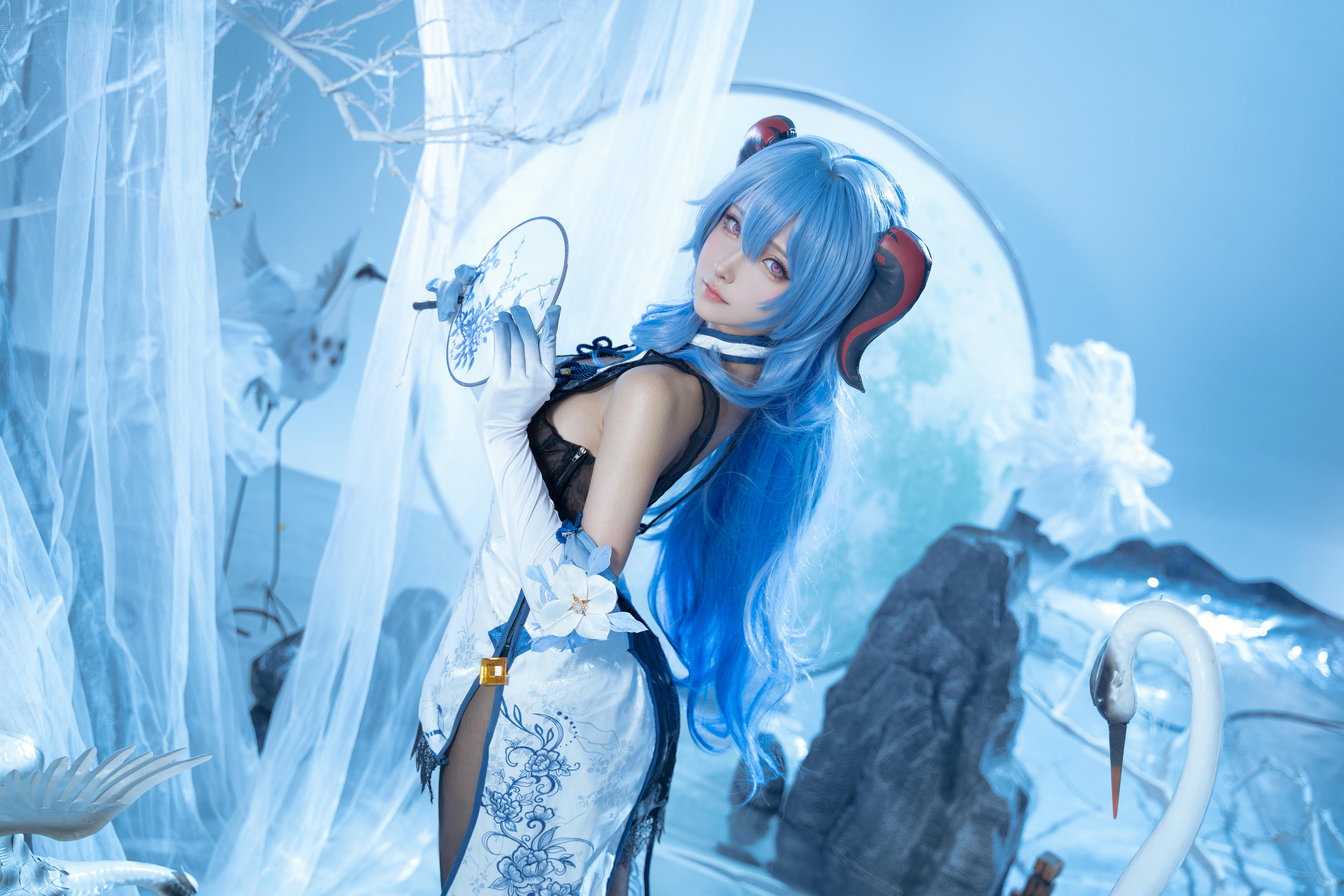 Seya-狮砸 NO.008 原神 甘雨青花瓷[12P-139M]_第1集