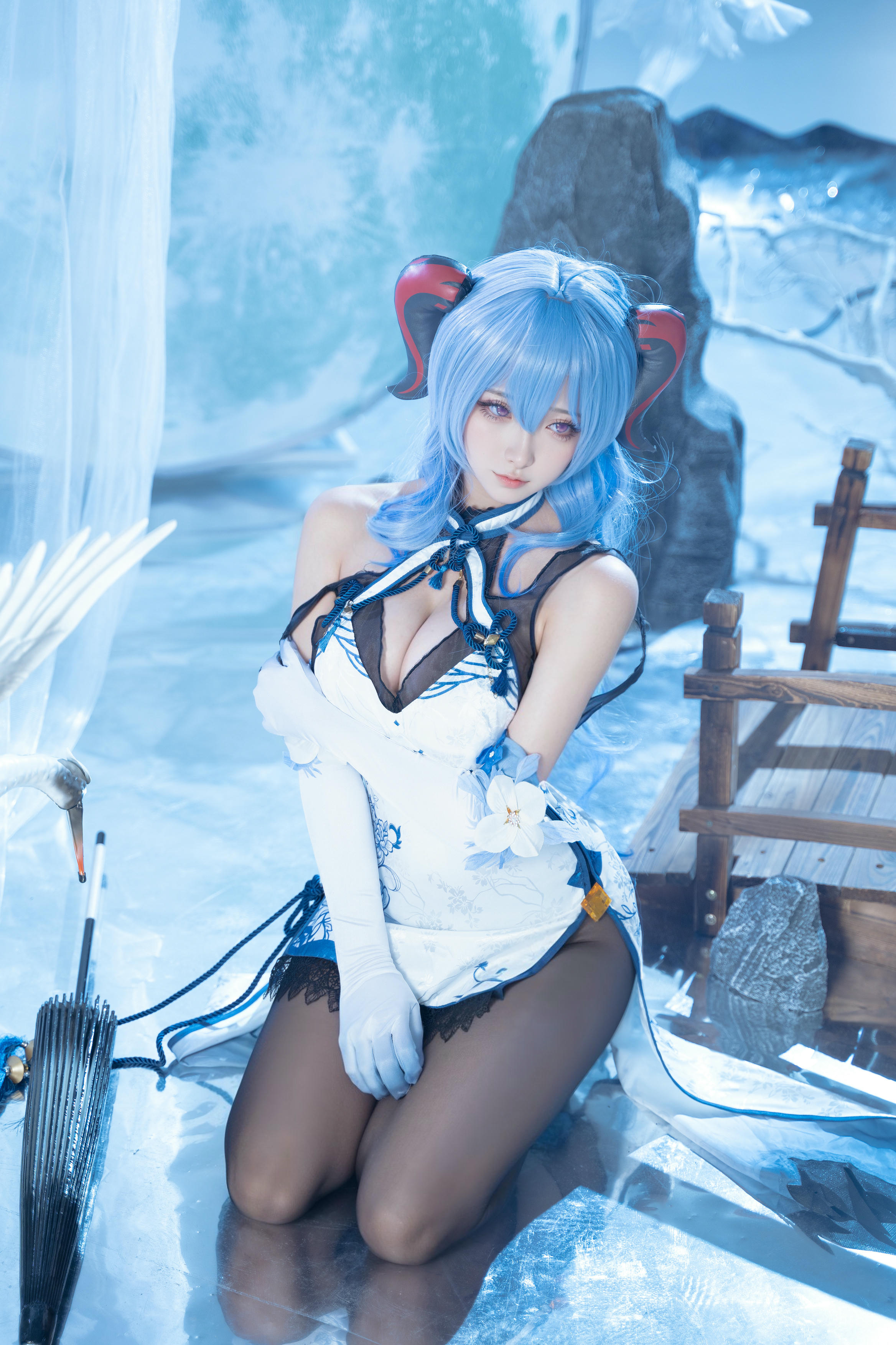 Seya-狮砸 NO.008 原神 甘雨青花瓷[12P-139M]_第1集