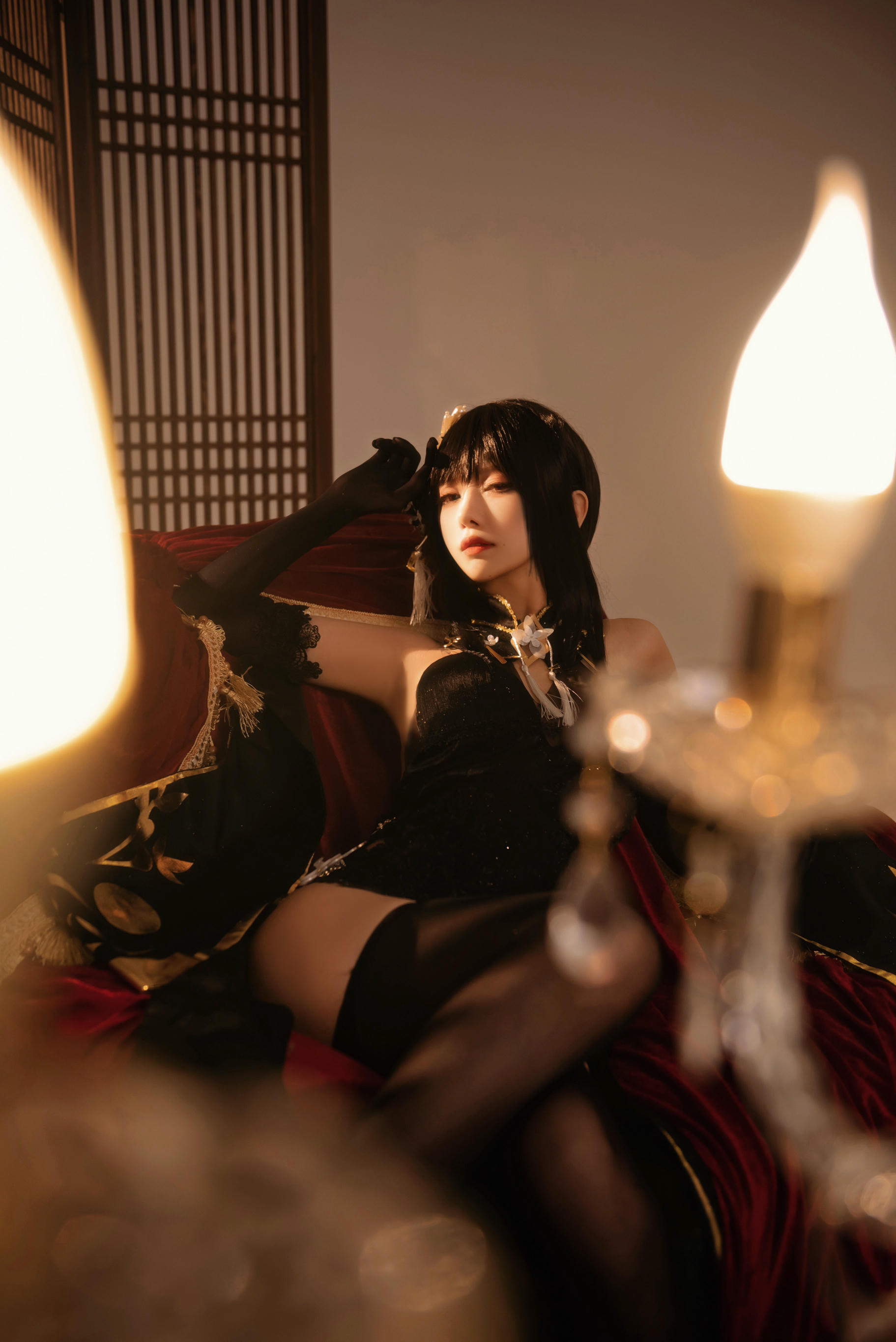 Shika小鹿鹿 NO.095 碧蓝航线镇海 奇奢花苑 [28P-182MB]_第1集