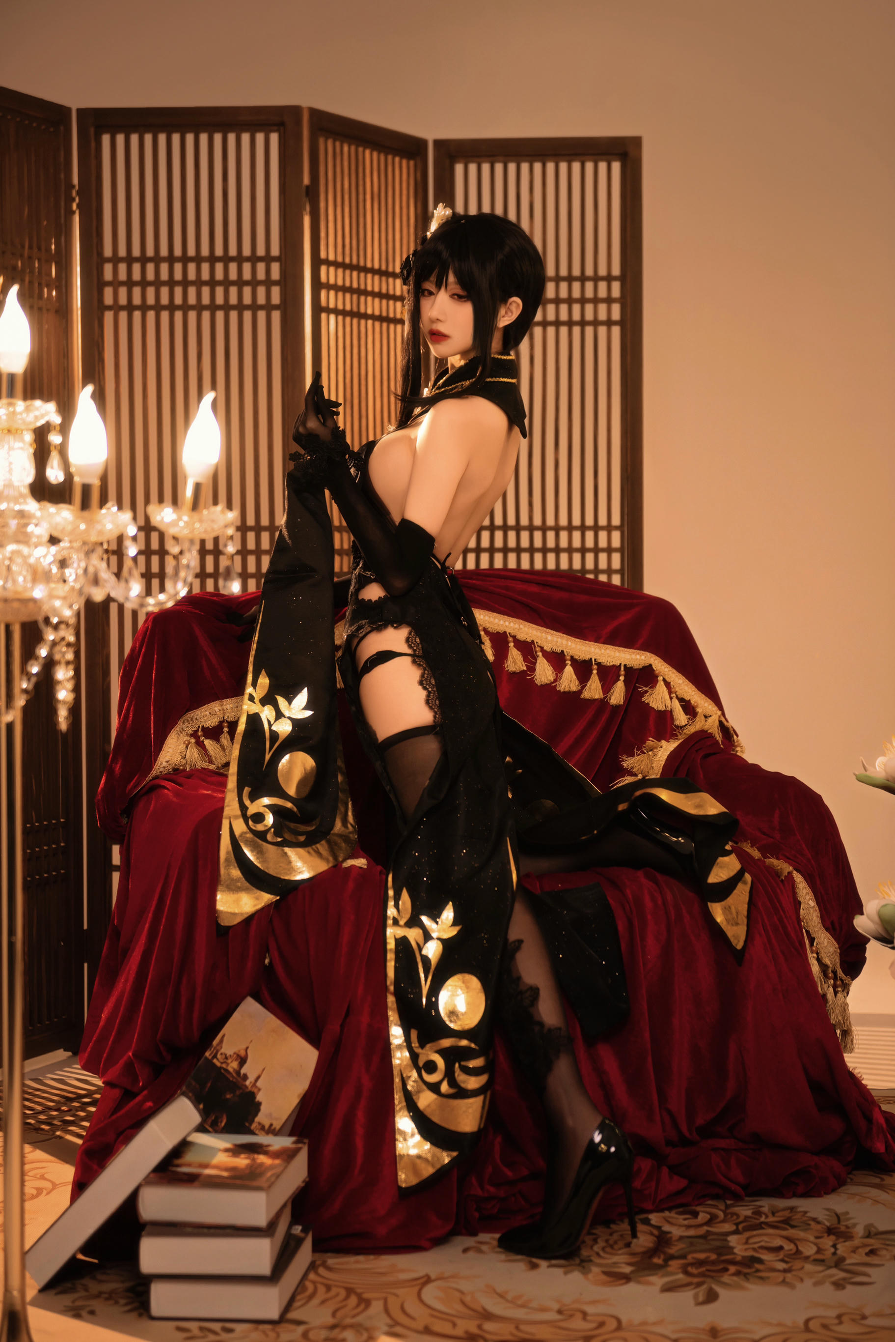 Shika小鹿鹿 NO.095 碧蓝航线镇海 奇奢花苑 [28P-182MB]_第1集