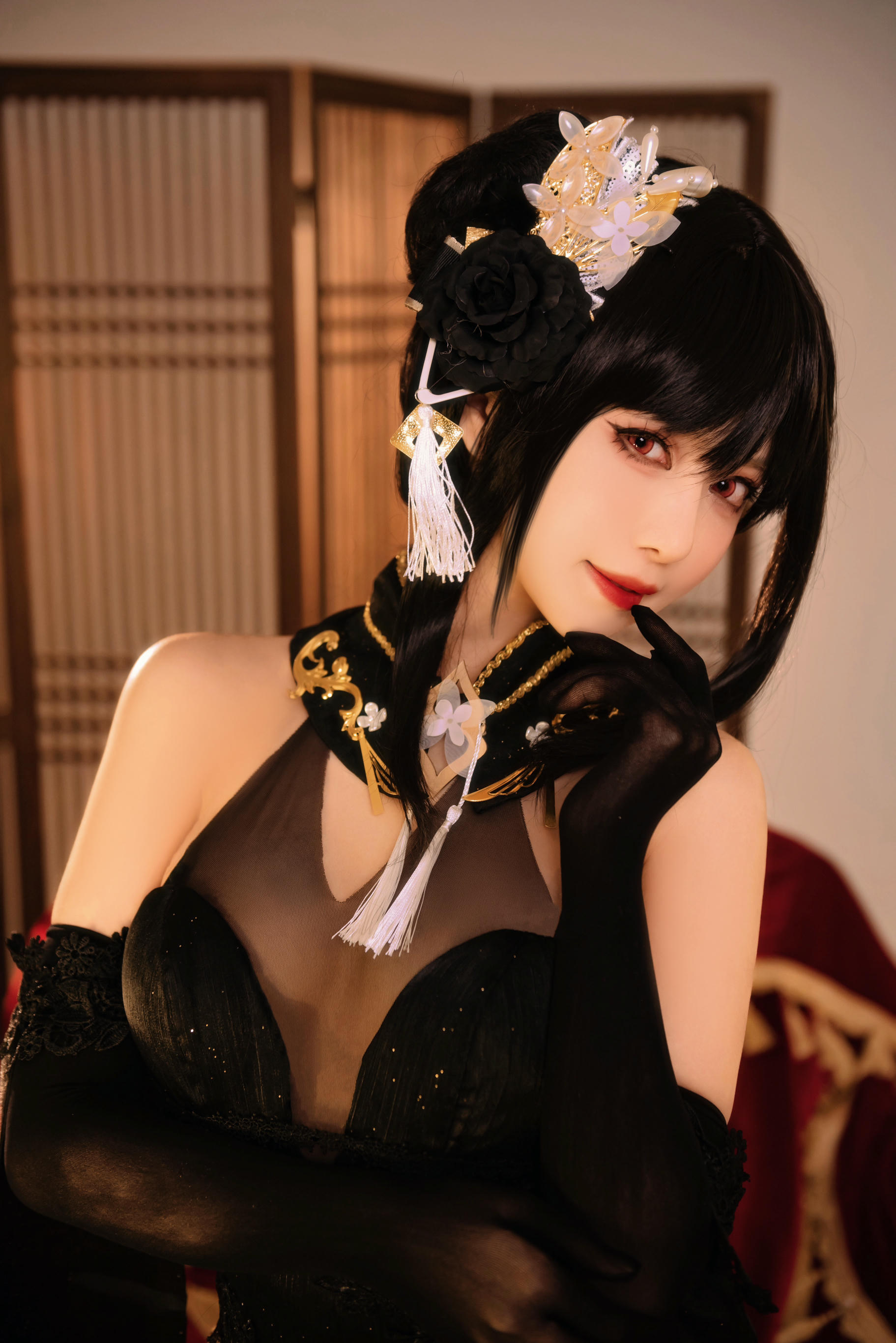 Shika小鹿鹿 NO.095 碧蓝航线镇海 奇奢花苑 [28P-182MB]_第2集