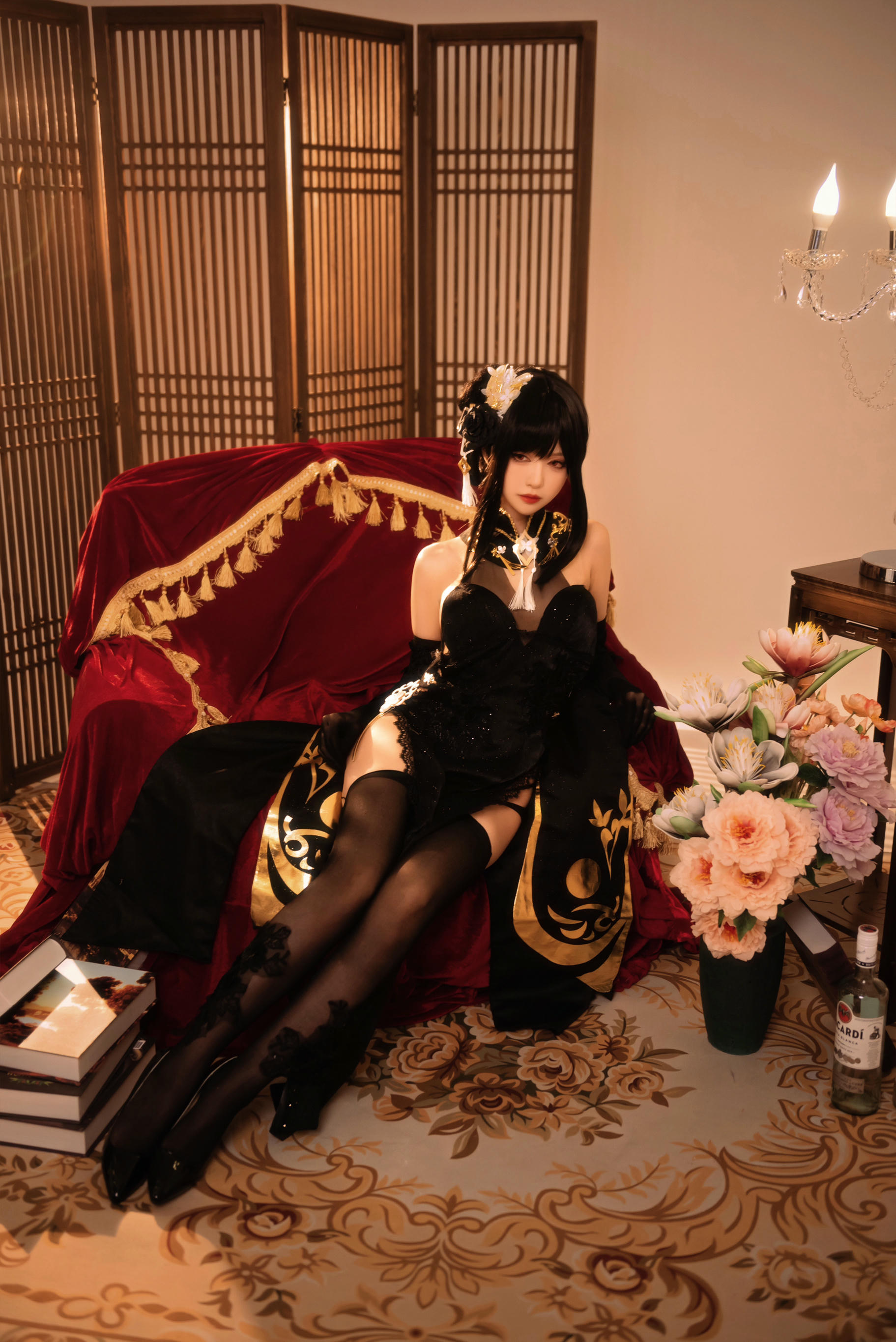 Shika小鹿鹿 NO.095 碧蓝航线镇海 奇奢花苑 [28P-182MB]_第1集