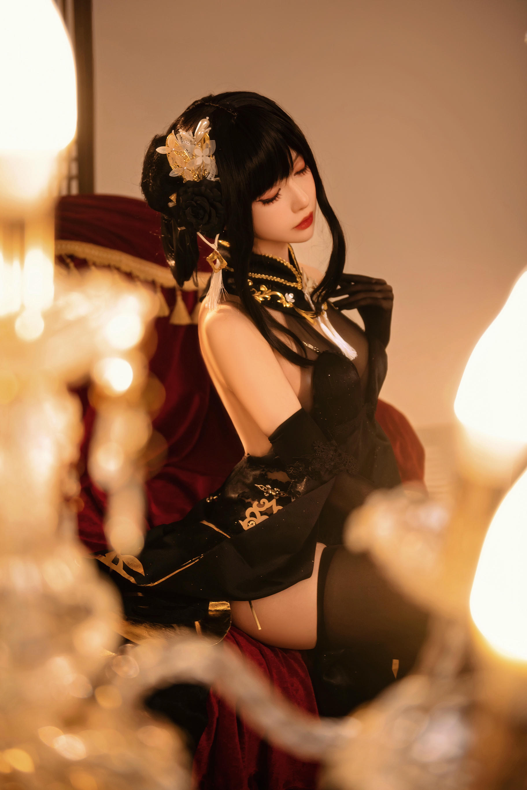 Shika小鹿鹿 NO.095 碧蓝航线镇海 奇奢花苑 [28P-182MB]_第1集