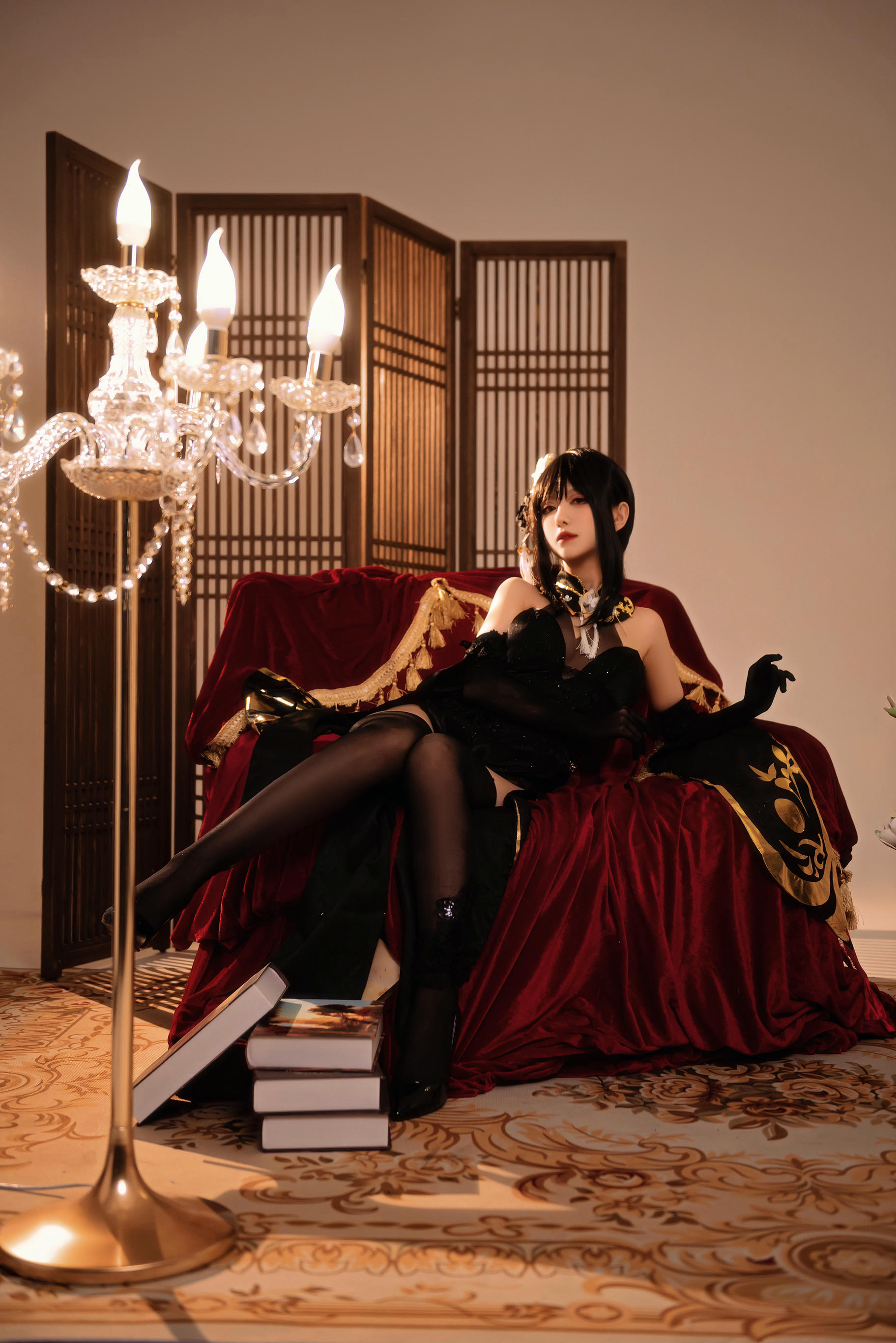 Shika小鹿鹿 NO.095 碧蓝航线镇海 奇奢花苑 [28P-182MB]_第1集