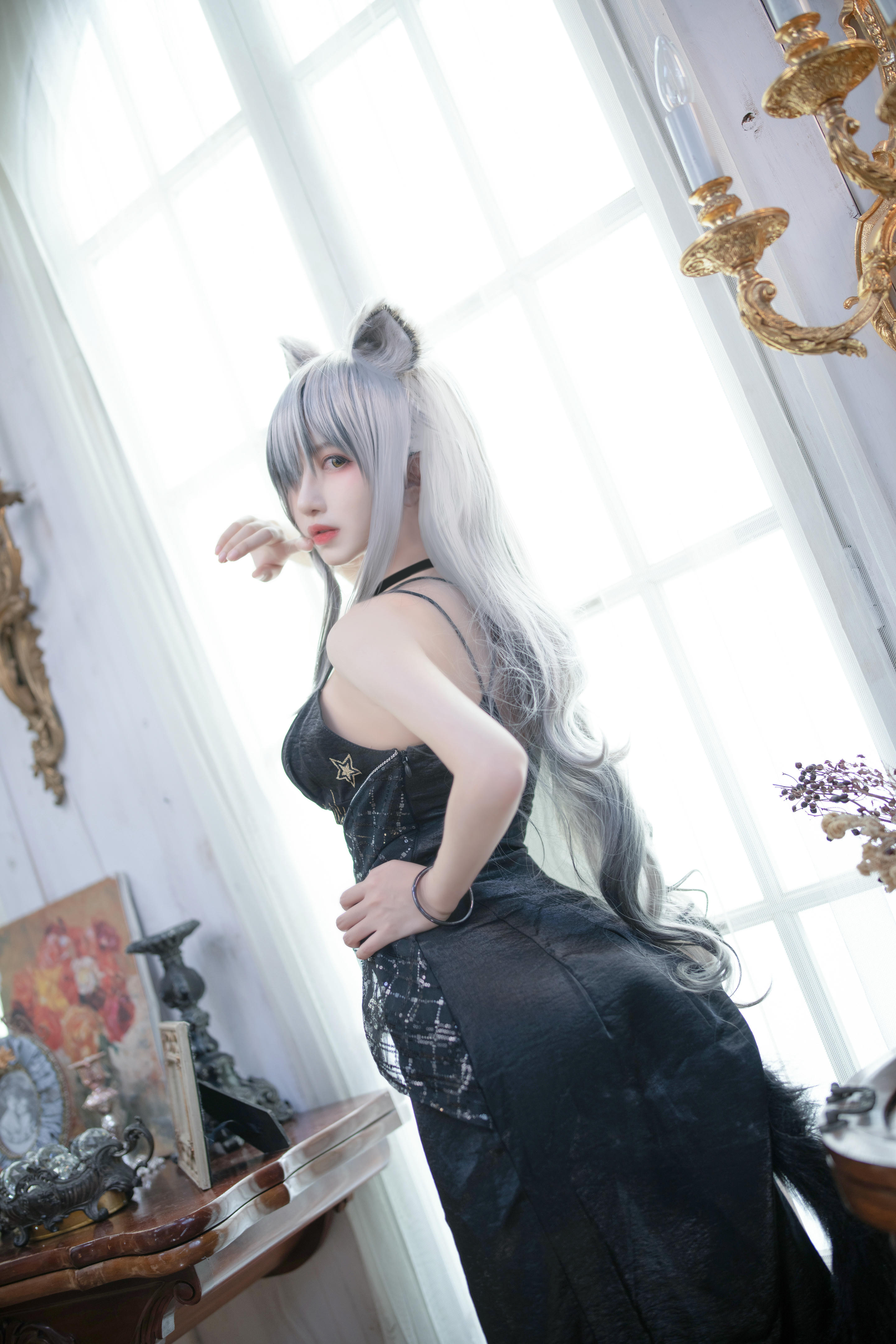 Shika小鹿鹿 NO.099 明日方舟 黑[15P-188.4M]_第1集