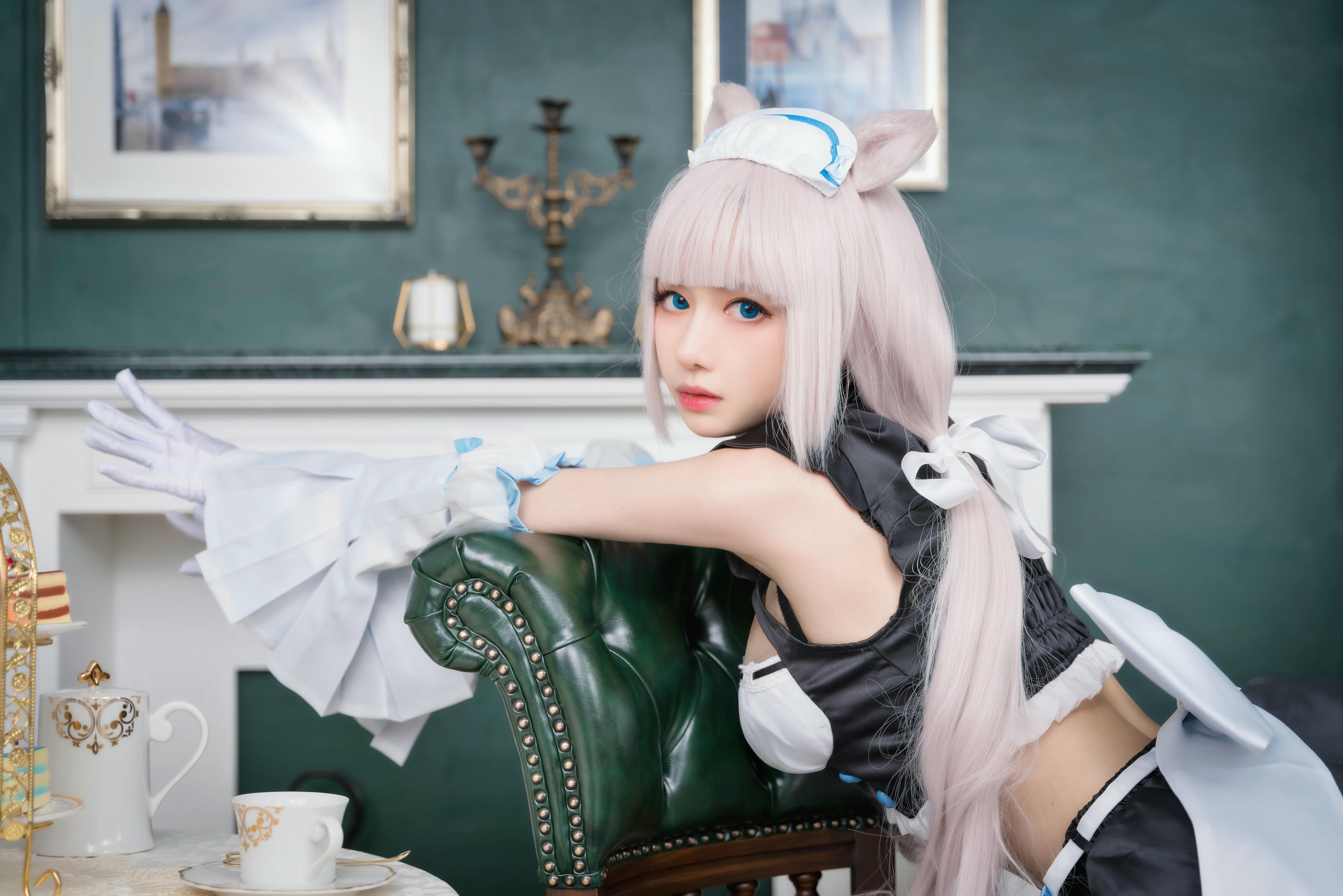 Shika小鹿鹿 NO.100 猫娘[9P-65.3M]_第1集