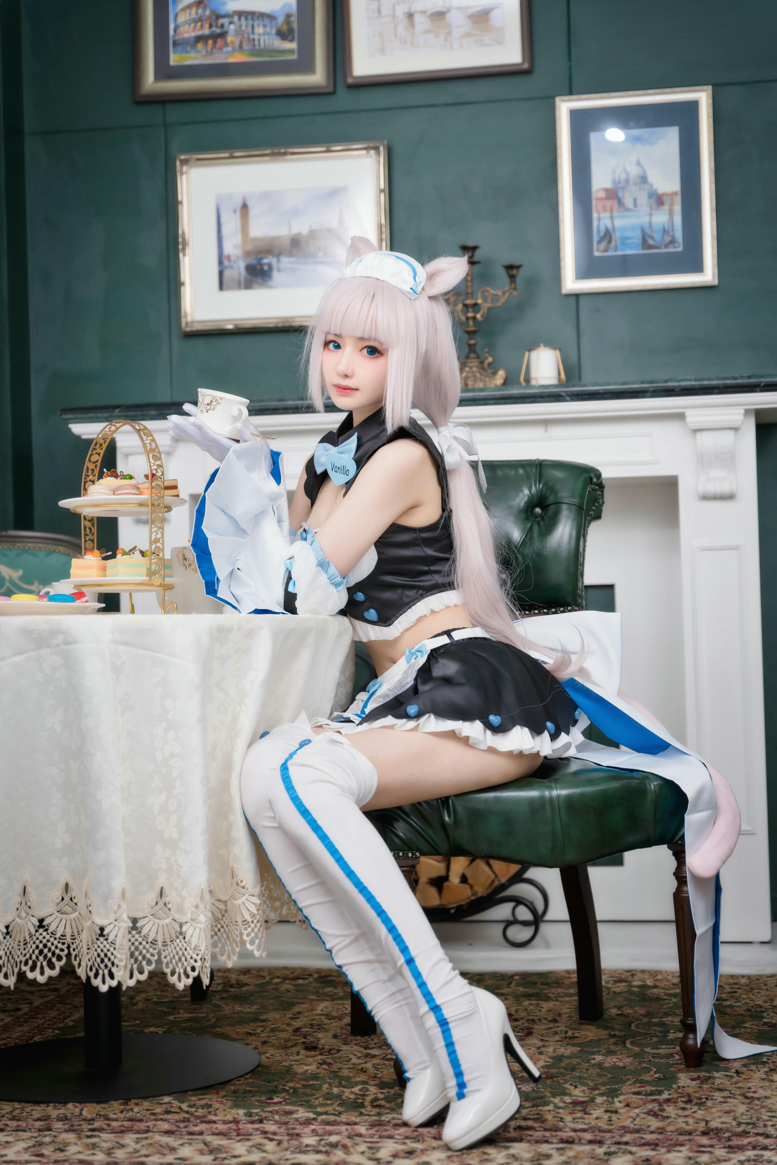 Shika小鹿鹿 NO.100 猫娘[9P-65.3M]_第1集