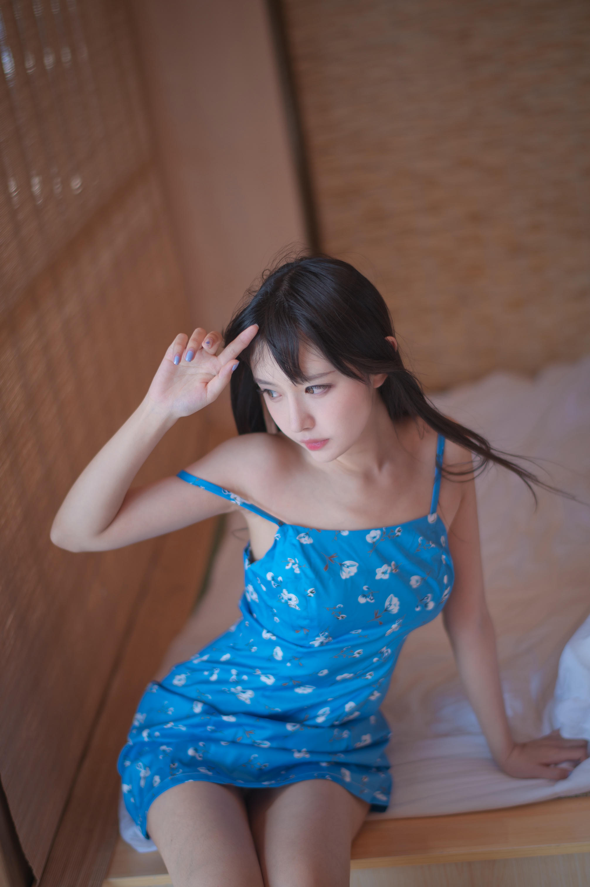 Shika小鹿鹿 NO.112 蓝裙子[16P-96.2MB]_第1集