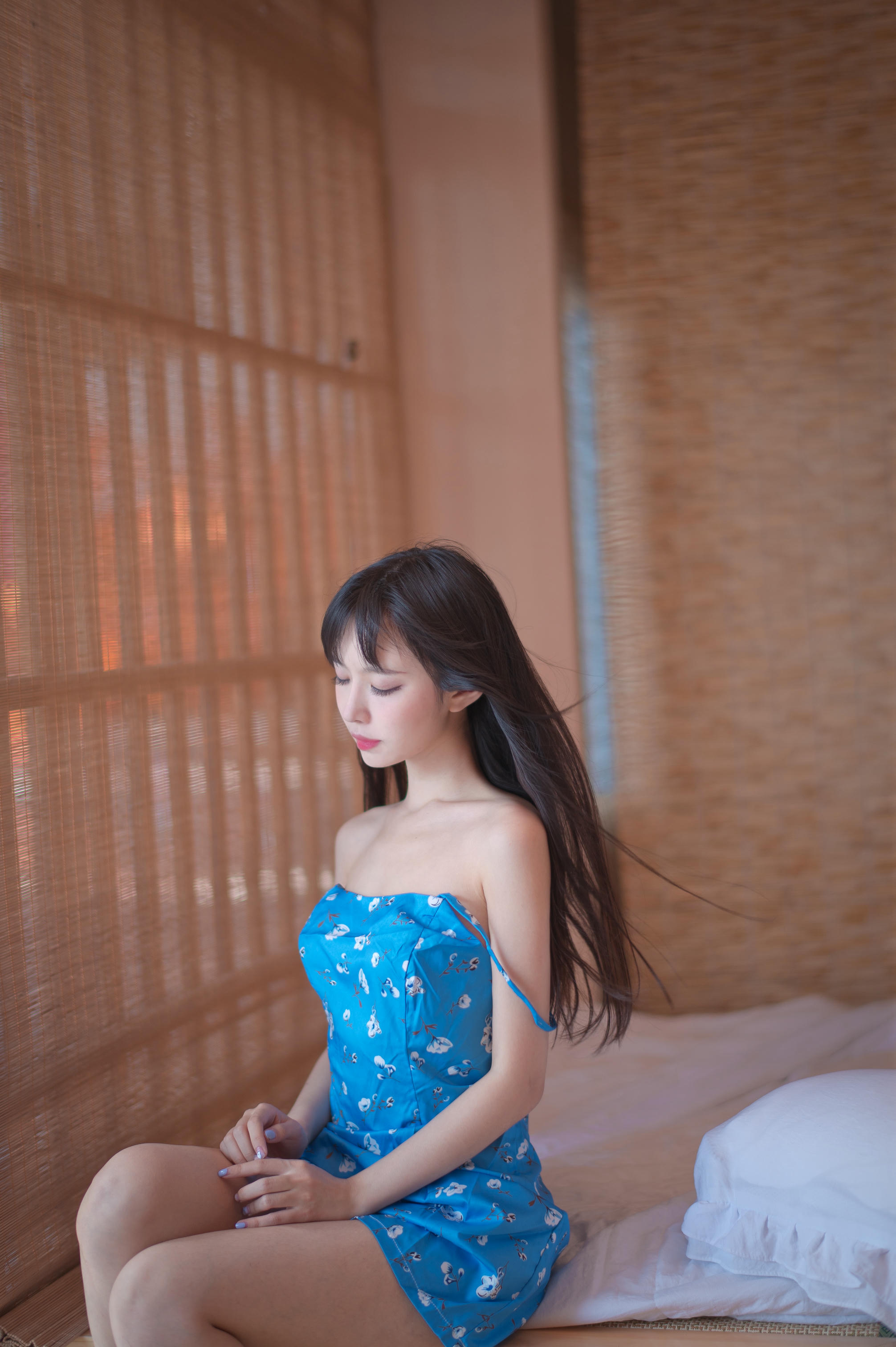 Shika小鹿鹿 NO.112 蓝裙子[16P-96.2MB]_第1集