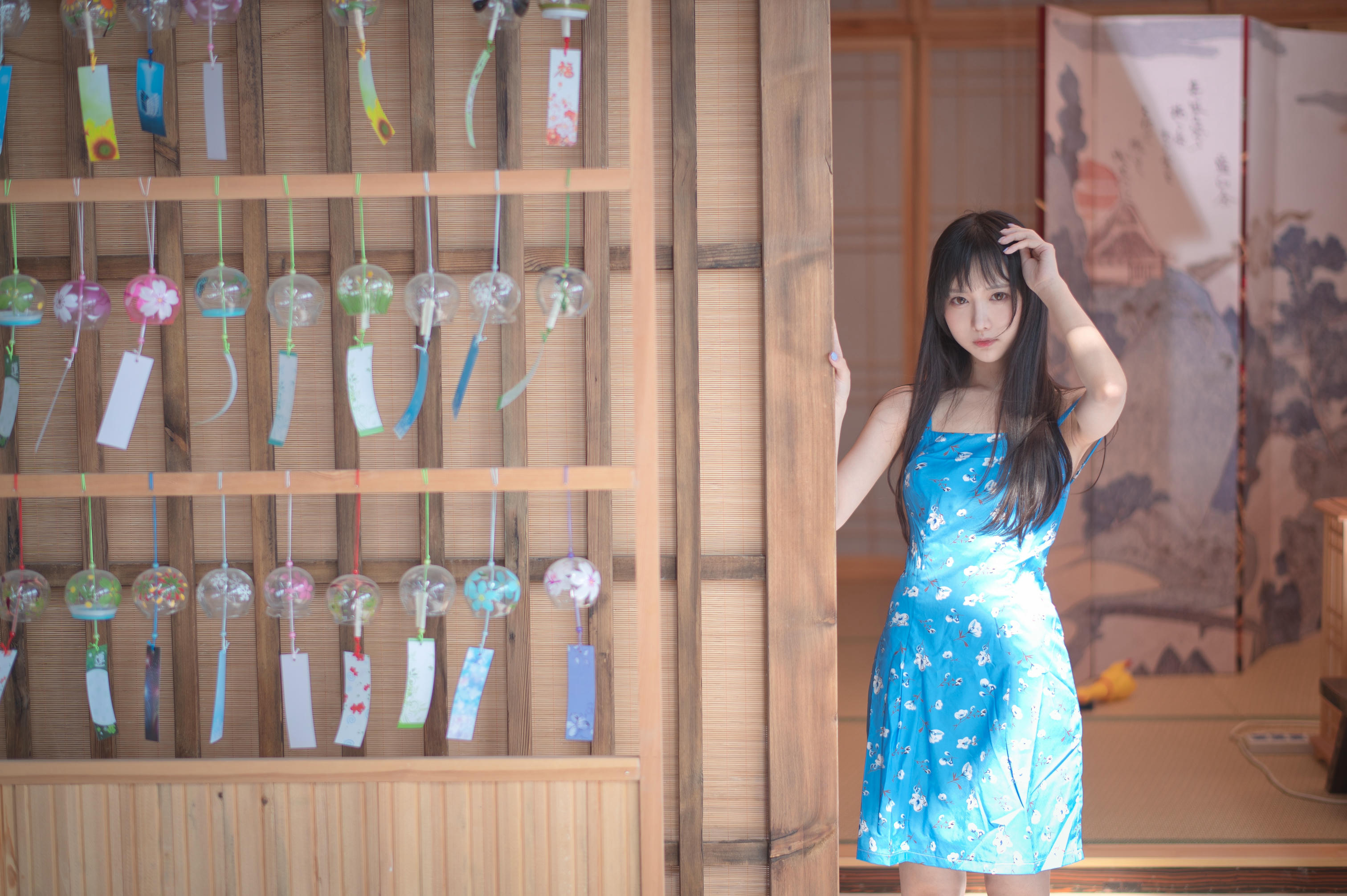 Shika小鹿鹿 NO.112 蓝裙子[16P-96.2MB]_第1集