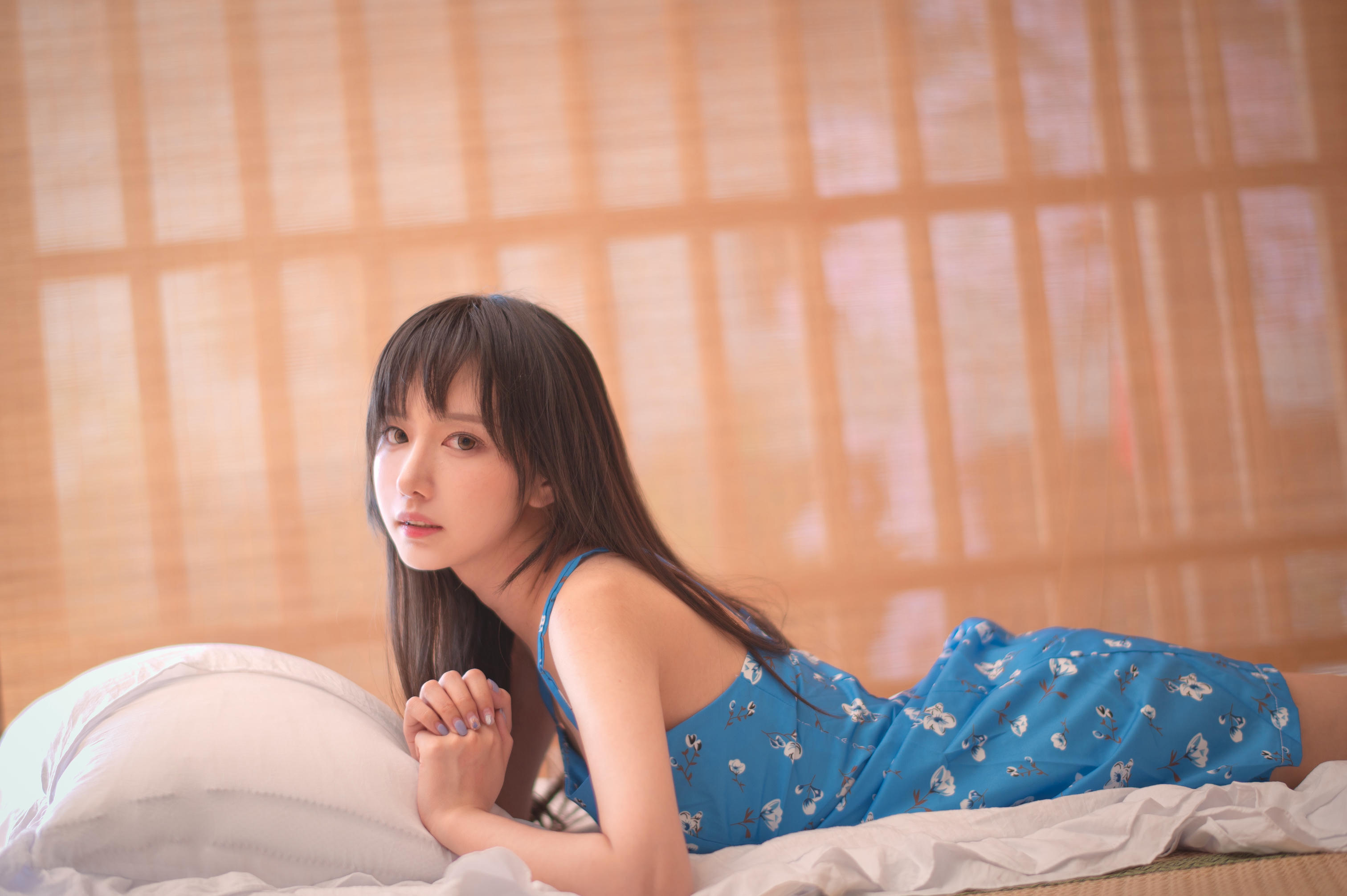 Shika小鹿鹿 NO.112 蓝裙子[16P-96.2MB]_第1集