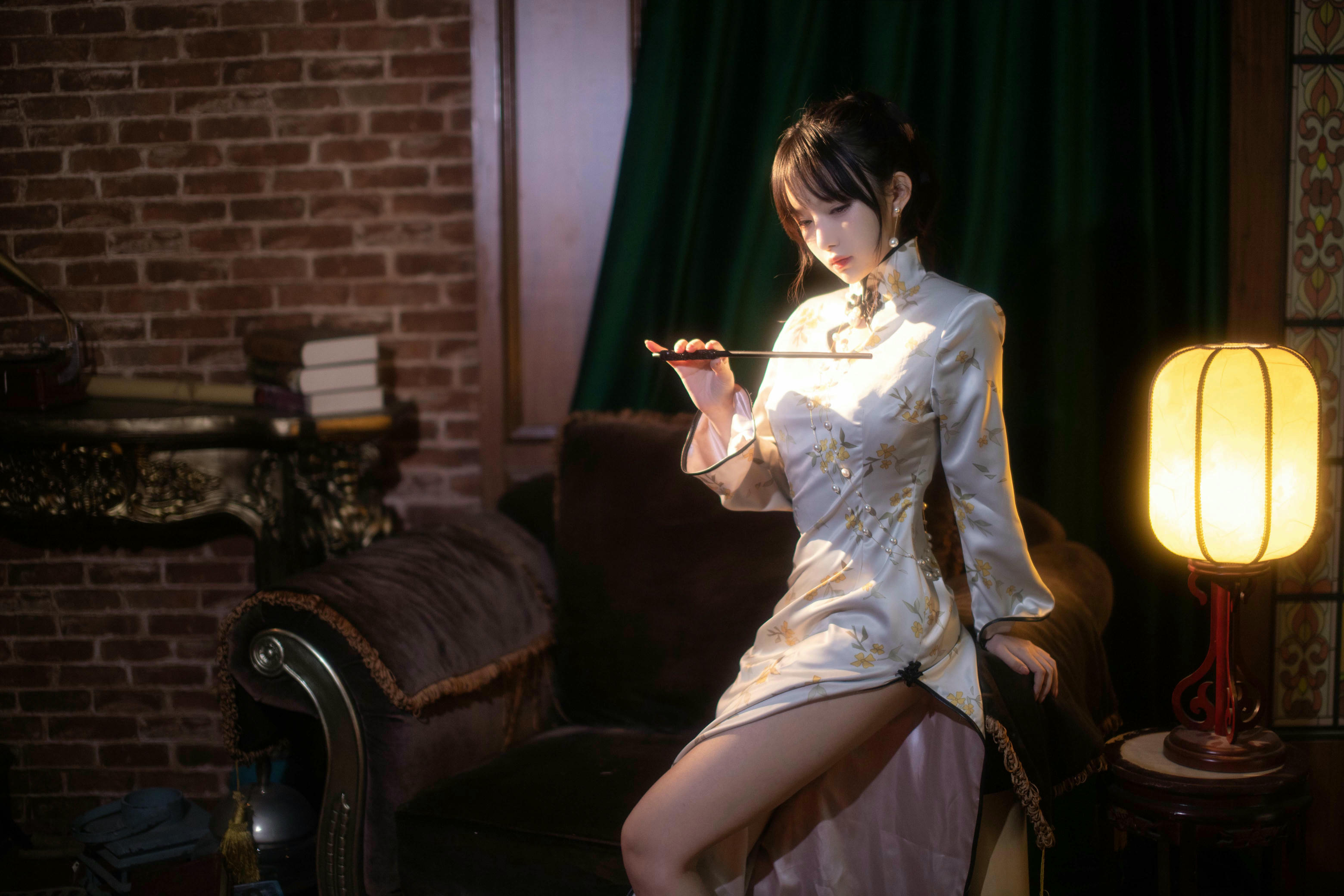 Shika小鹿鹿 NO.115 中秋旗袍 [12P95MB]_第1集