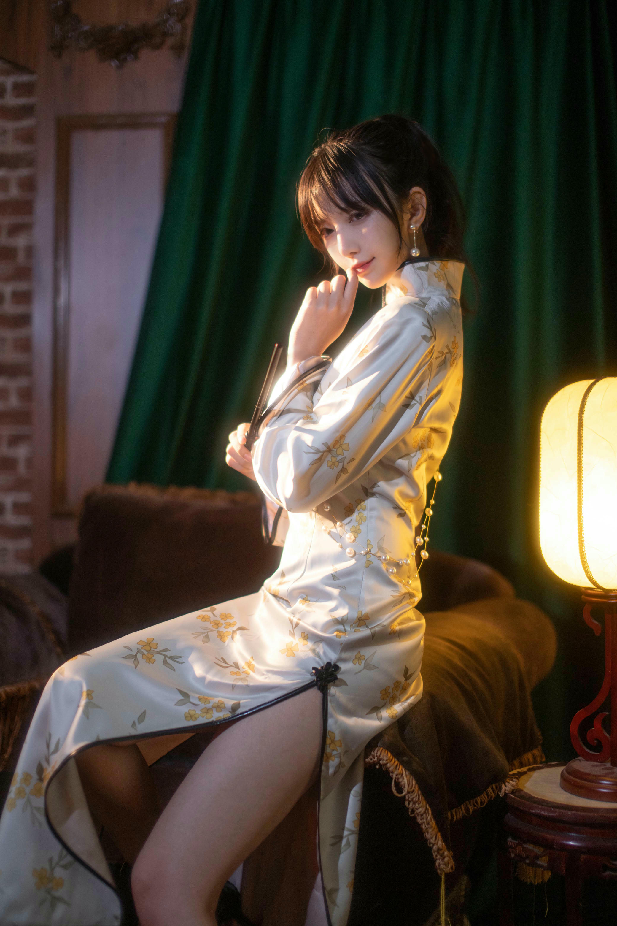 Shika小鹿鹿 NO.115 中秋旗袍 [12P95MB]_第1集