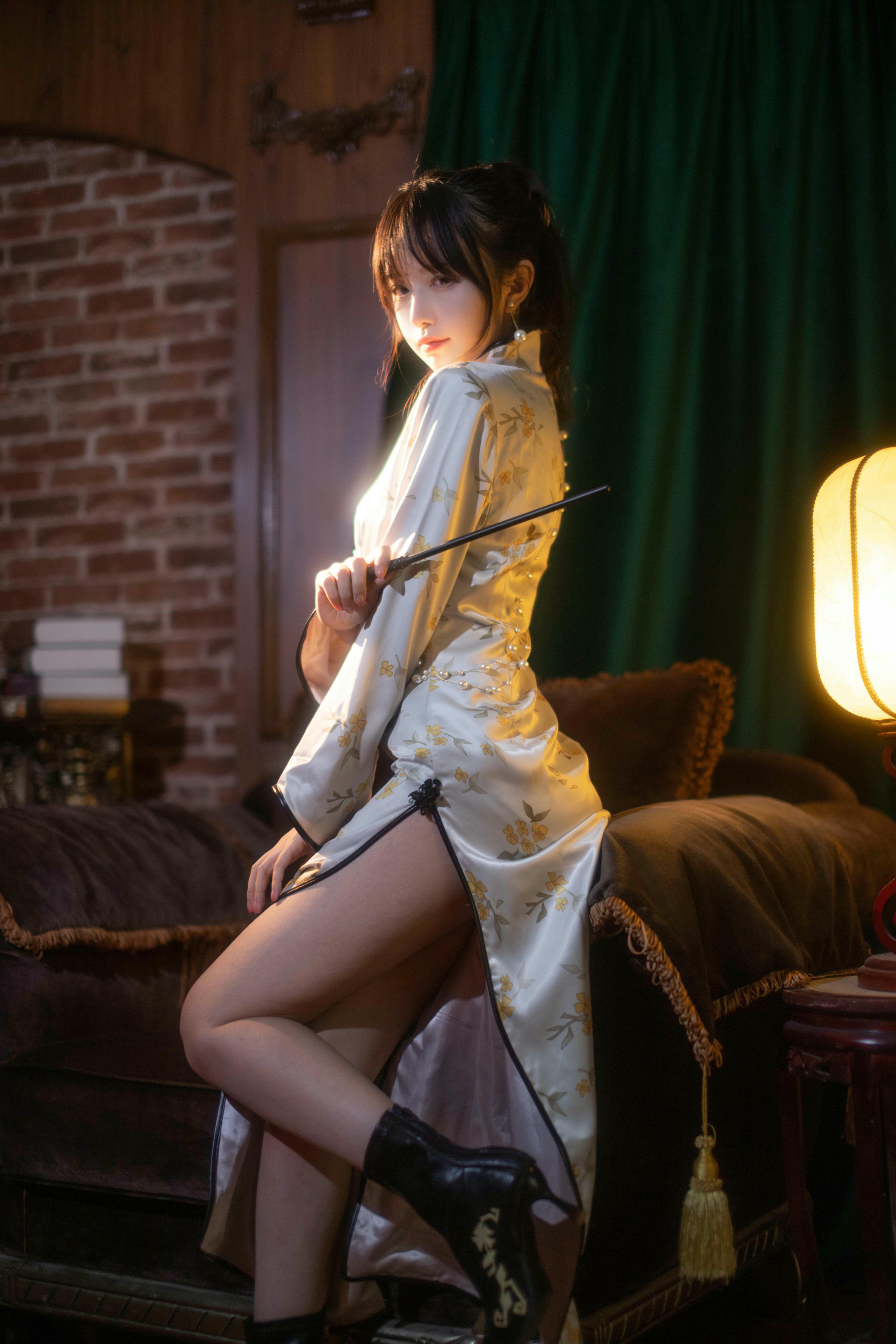 Shika小鹿鹿 NO.115 中秋旗袍 [12P95MB]_第1集