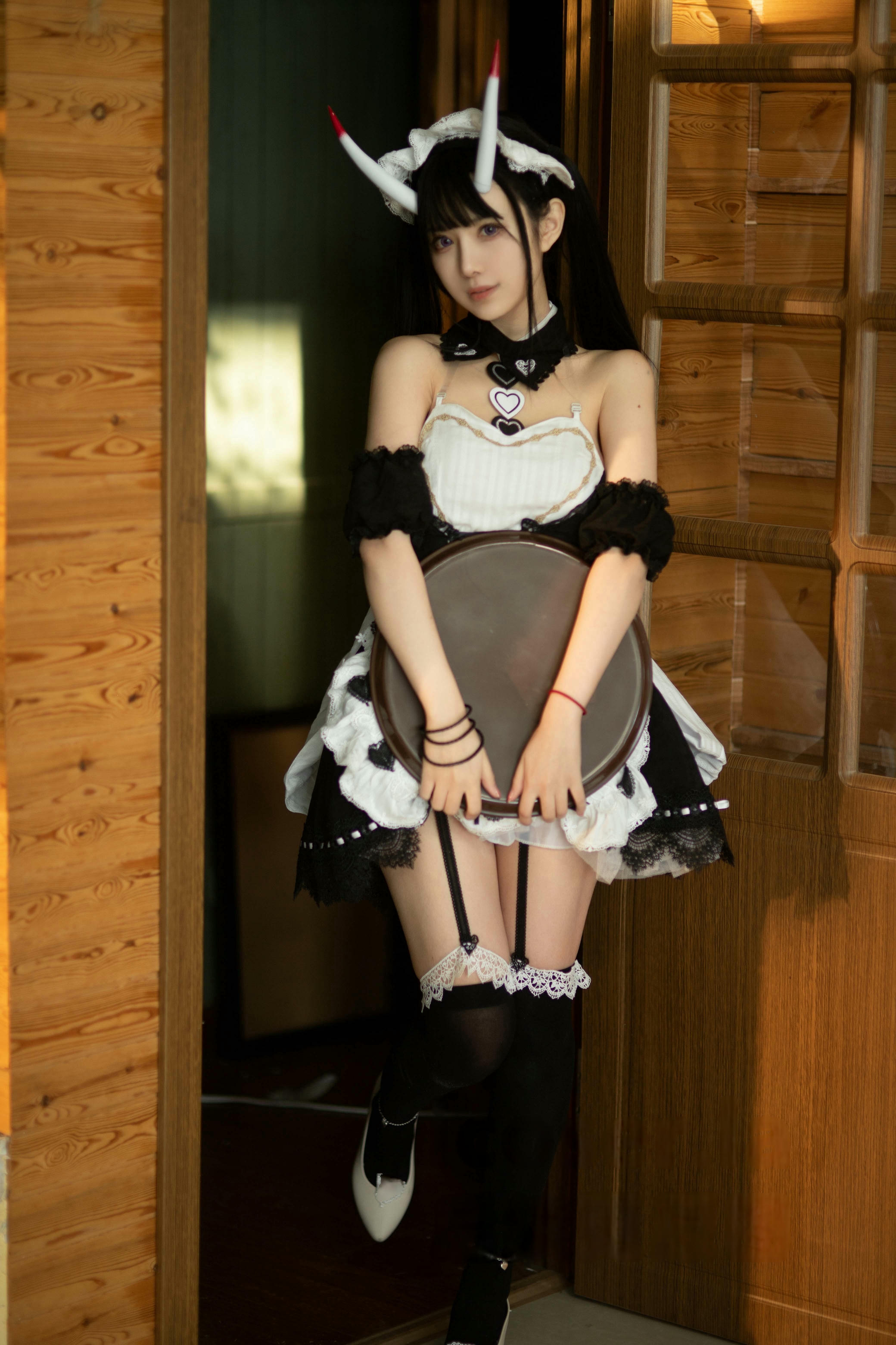 Shika小鹿鹿 NO.121 能代女仆[44P 192.5M]_第1集