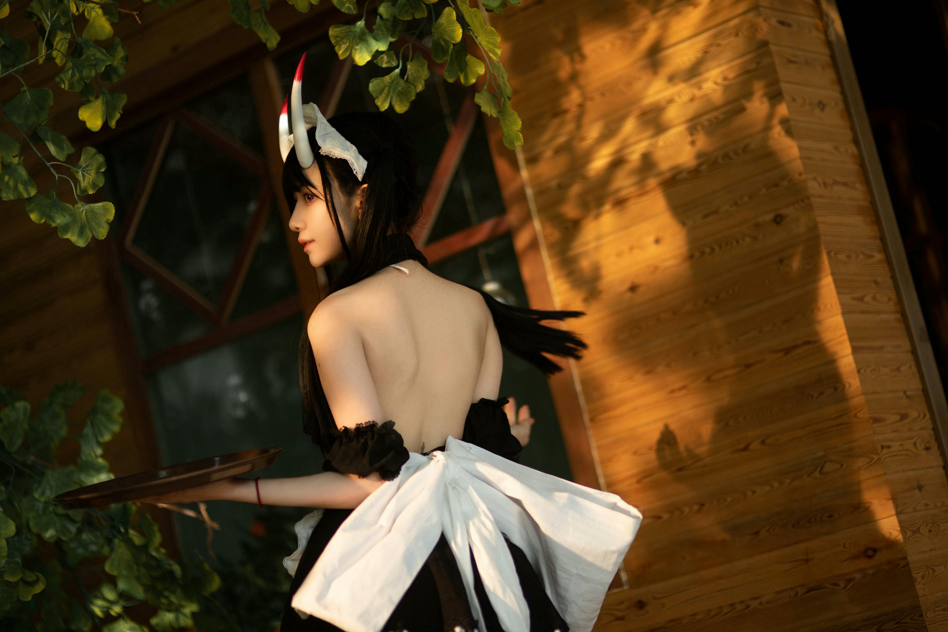 Shika小鹿鹿 NO.121 能代女仆[44P 192.5M]_第1集