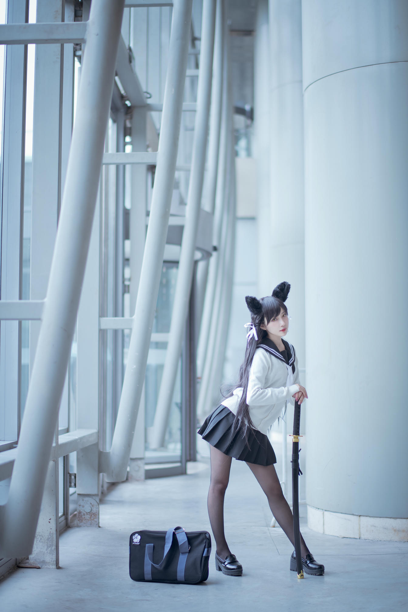 Shika小鹿鹿 NO.014 爱宕制服 [50P-298MB]_第3集