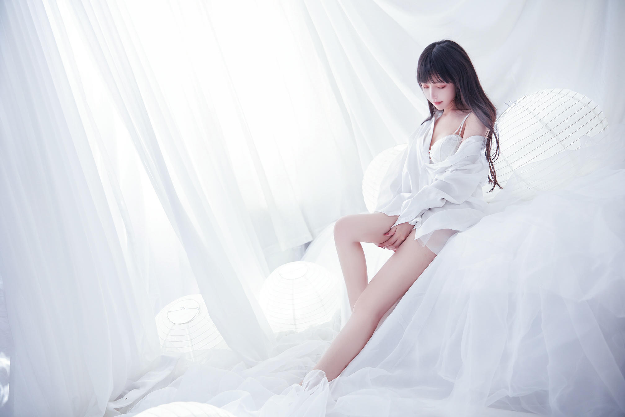 Shika小鹿鹿 NO.019 纯白 [18P-36MB]_第1集