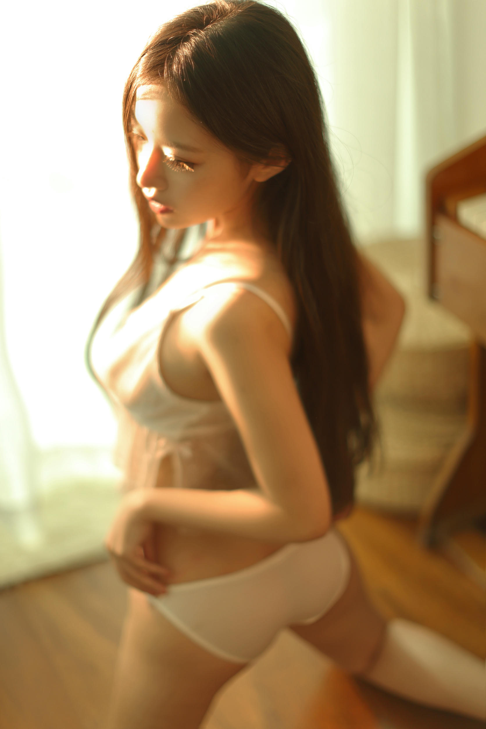 Shika小鹿鹿 NO.043 写真05 白色Babydoll[17P-52MB]_第1集