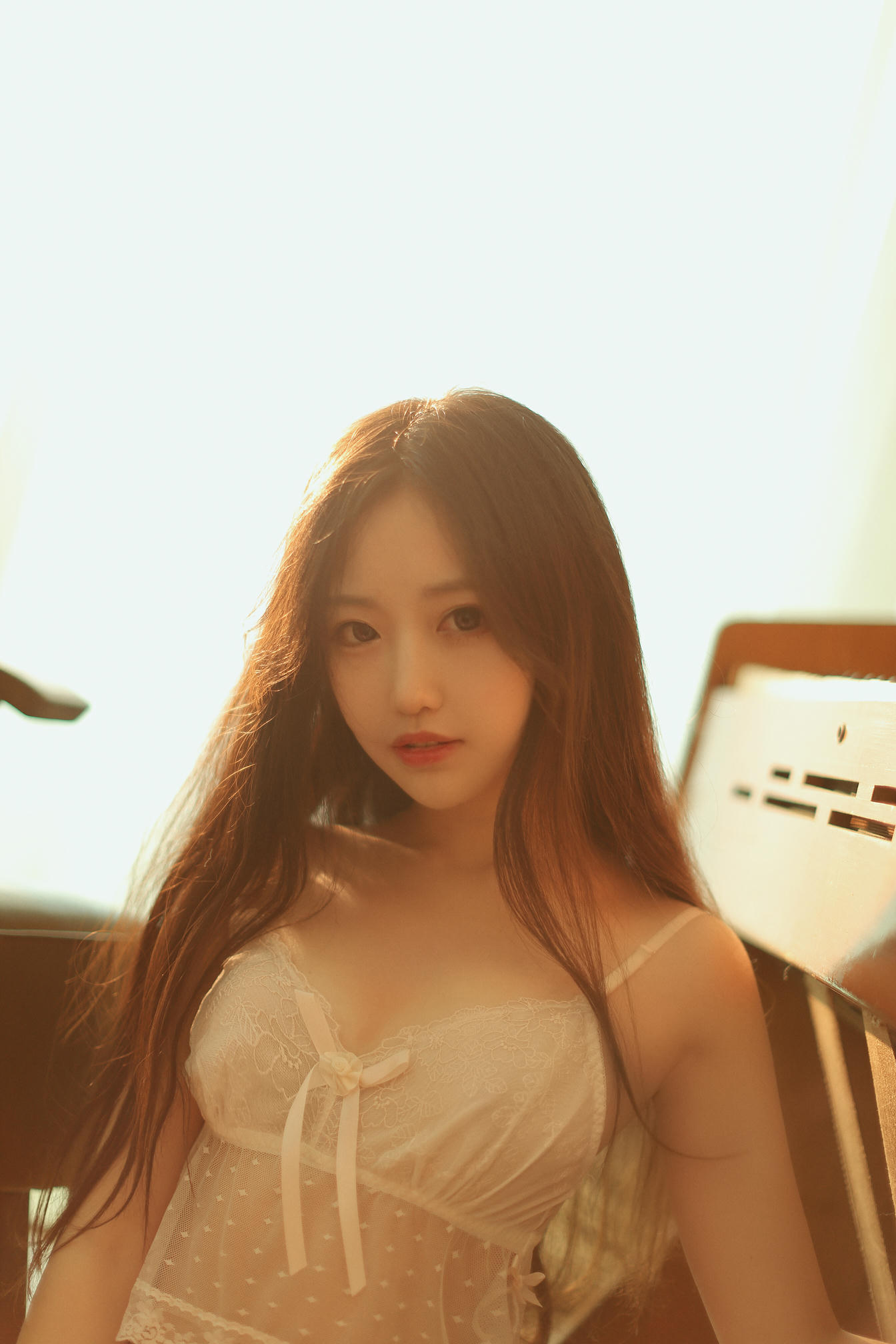 Shika小鹿鹿 NO.043 写真05 白色Babydoll[17P-52MB]_第1集