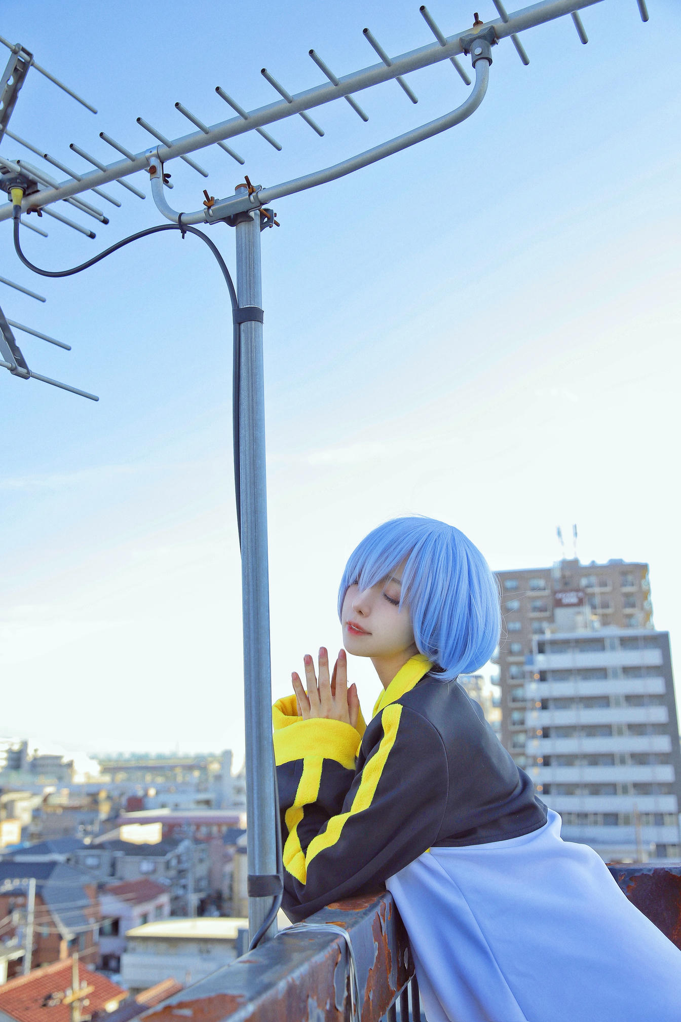 Shika小鹿鹿 NO.057 蕾姆天台 [12P-35MB]_第1集