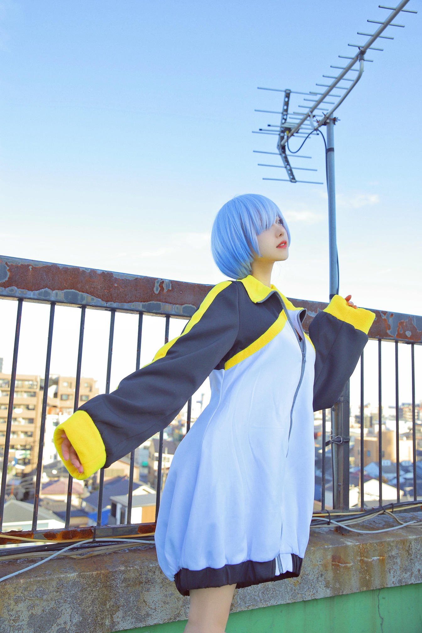 Shika小鹿鹿 NO.057 蕾姆天台 [12P-35MB]_第1集