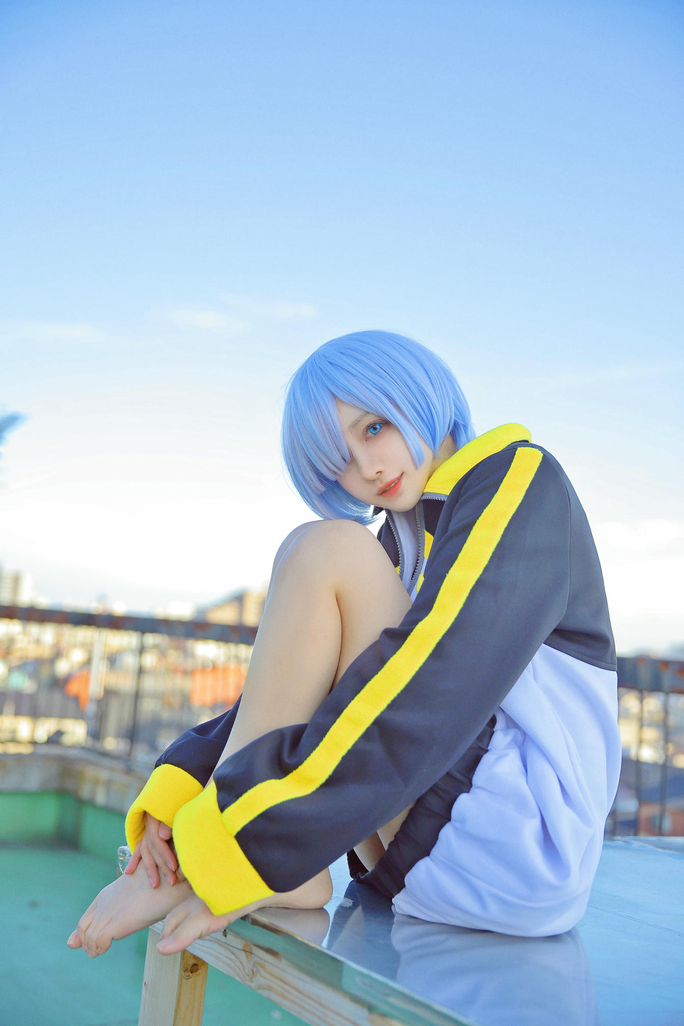 Shika小鹿鹿 NO.057 蕾姆天台 [12P-35MB]_第1集