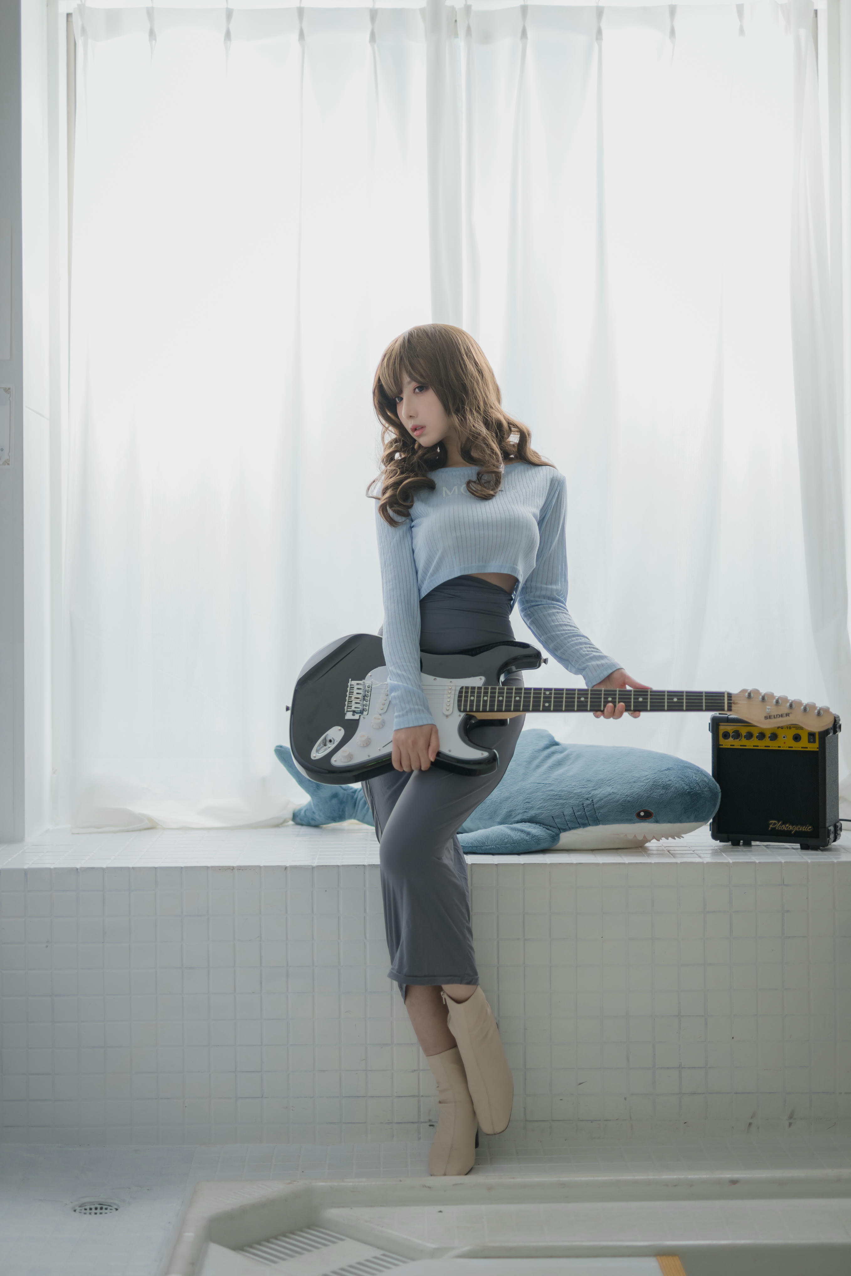 Shika小鹿鹿 NO.079 吉他妹妹 [20P-180MB]_第1集