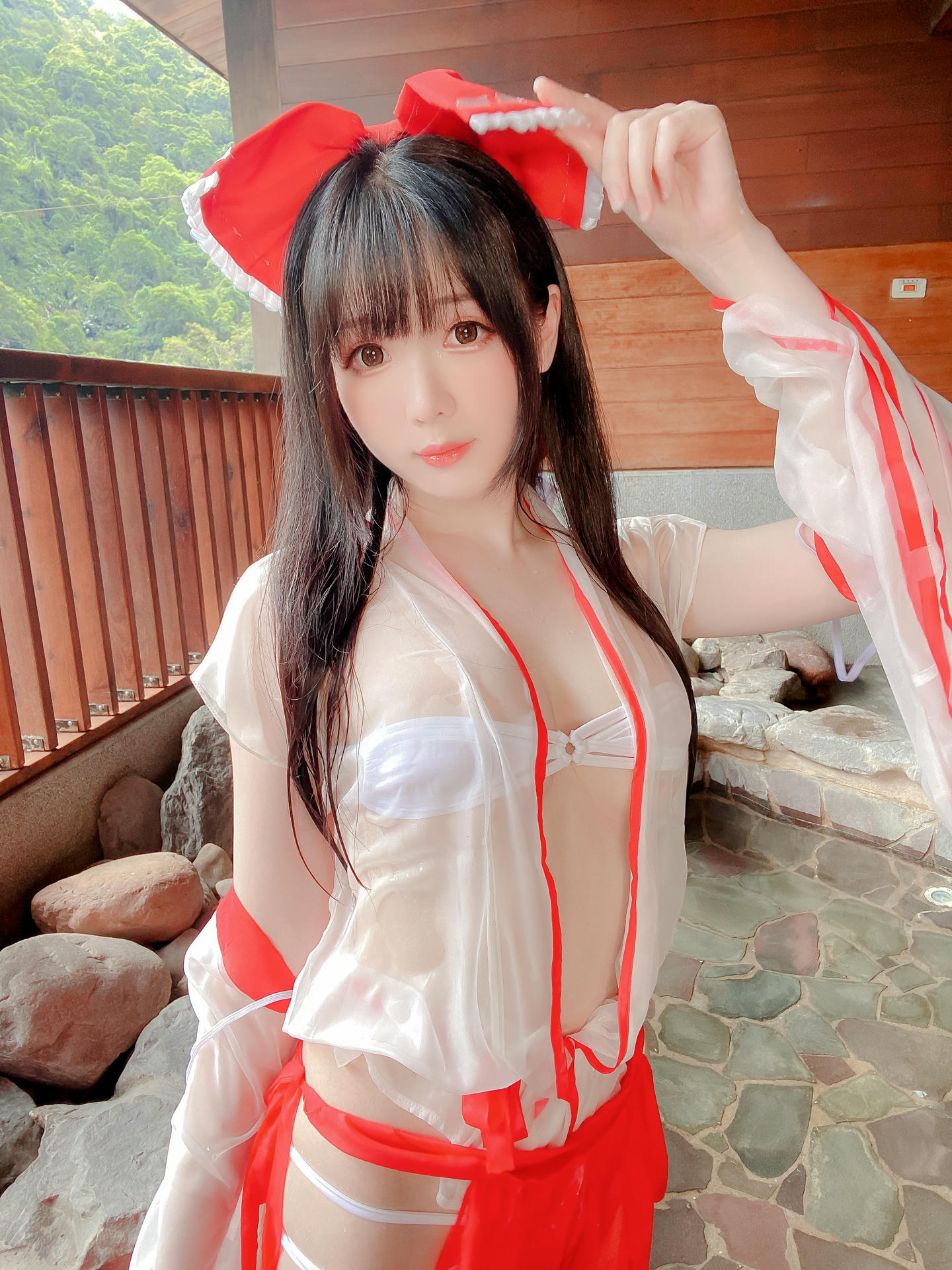 霜月shimo NO.078 Fantia-2022年9月会员合集(6套)[127P-1.15G]-2022.9.07-スケスケ巫女さん_第1集