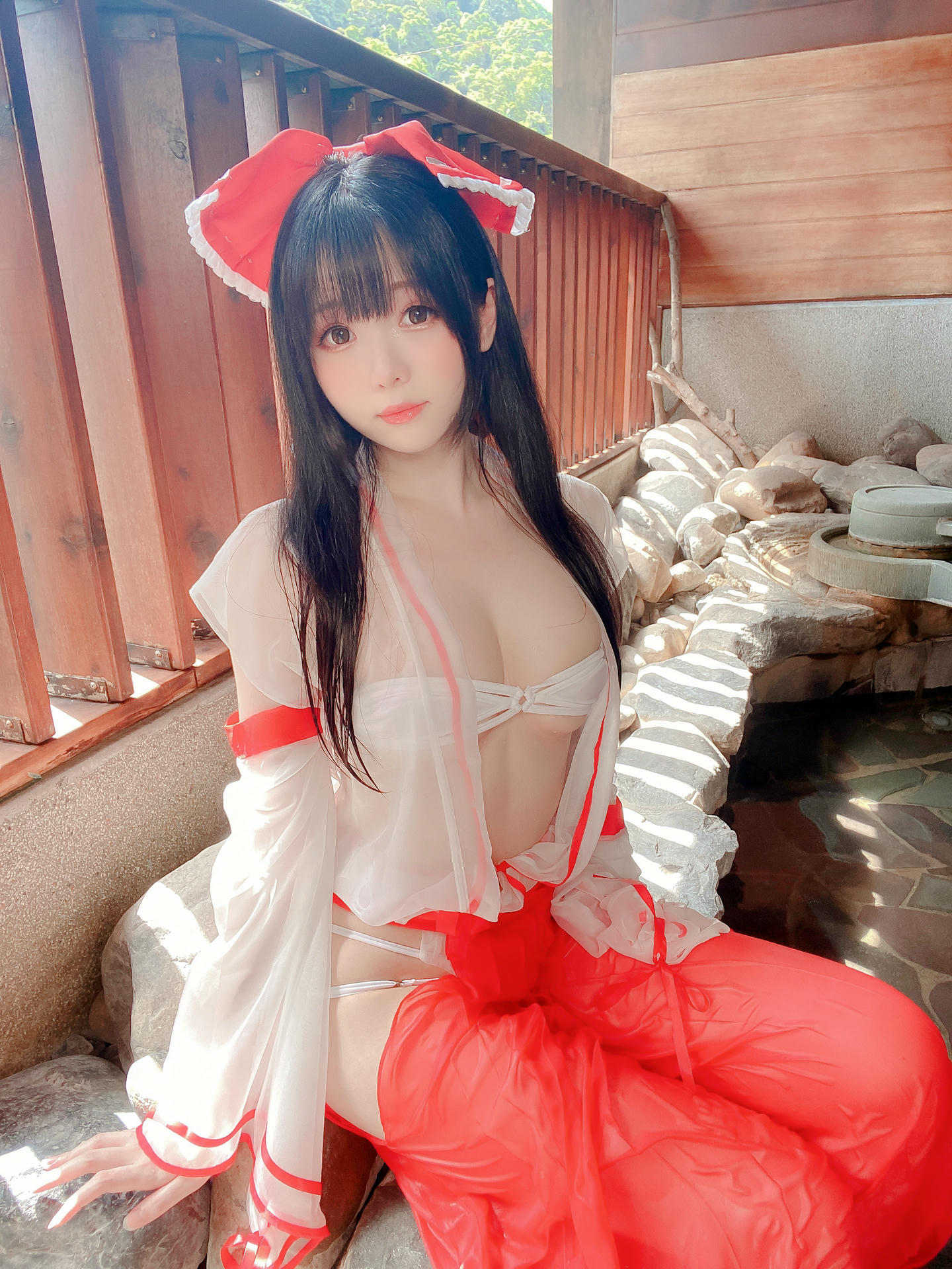 霜月shimo NO.078 Fantia-2022年9月会员合集(6套)[127P-1.15G]-2022.9.07-スケスケ巫女さん_第1集