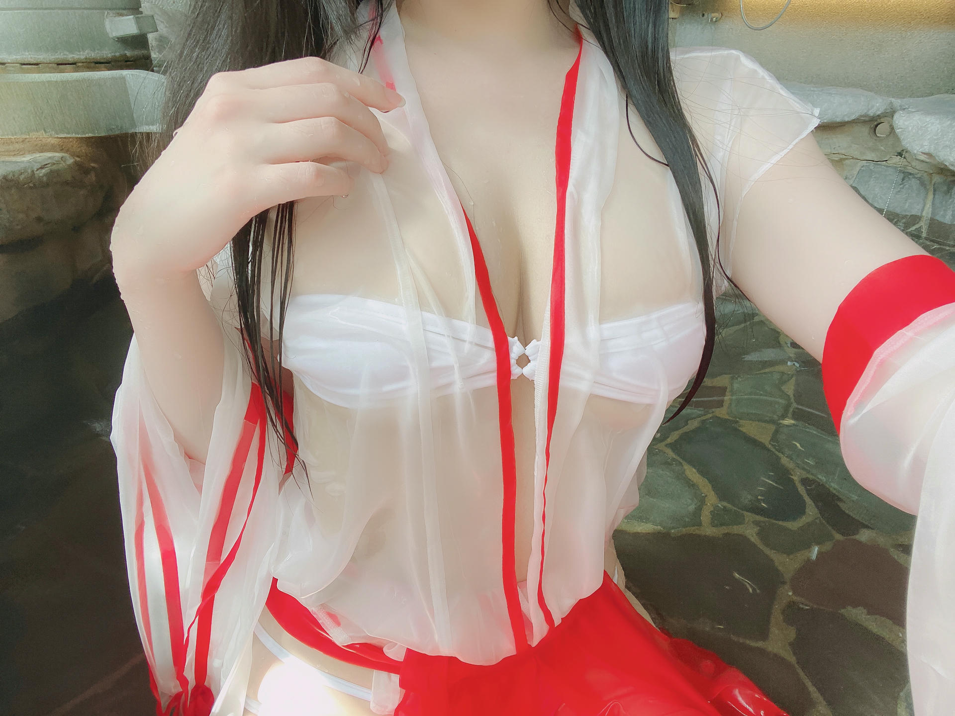 霜月shimo NO.078 Fantia-2022年9月会员合集(6套)[127P-1.15G]-2022.9.07-スケスケ巫女さん_第1集