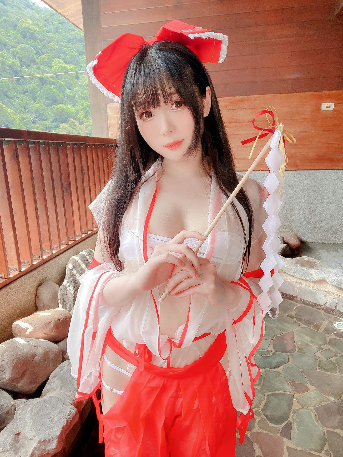 霜月shimo NO.078 Fantia-2022年9月会员合集(6套)[127P-1.15G]-2022.9.07-スケスケ巫女さん_第1集