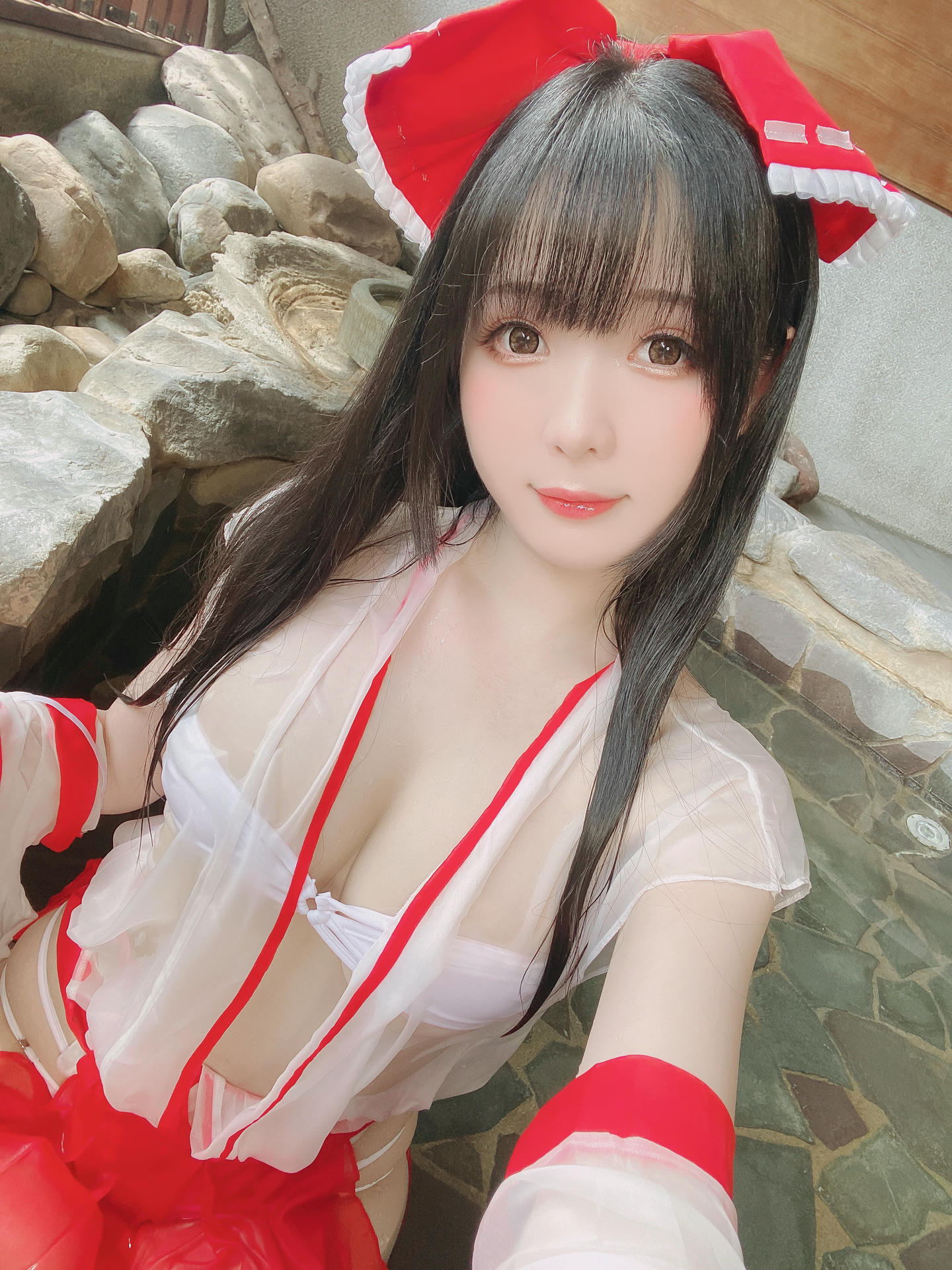 霜月shimo NO.078 Fantia-2022年9月会员合集(6套)[127P-1.15G]-2022.9.07-スケスケ巫女さん_第1集