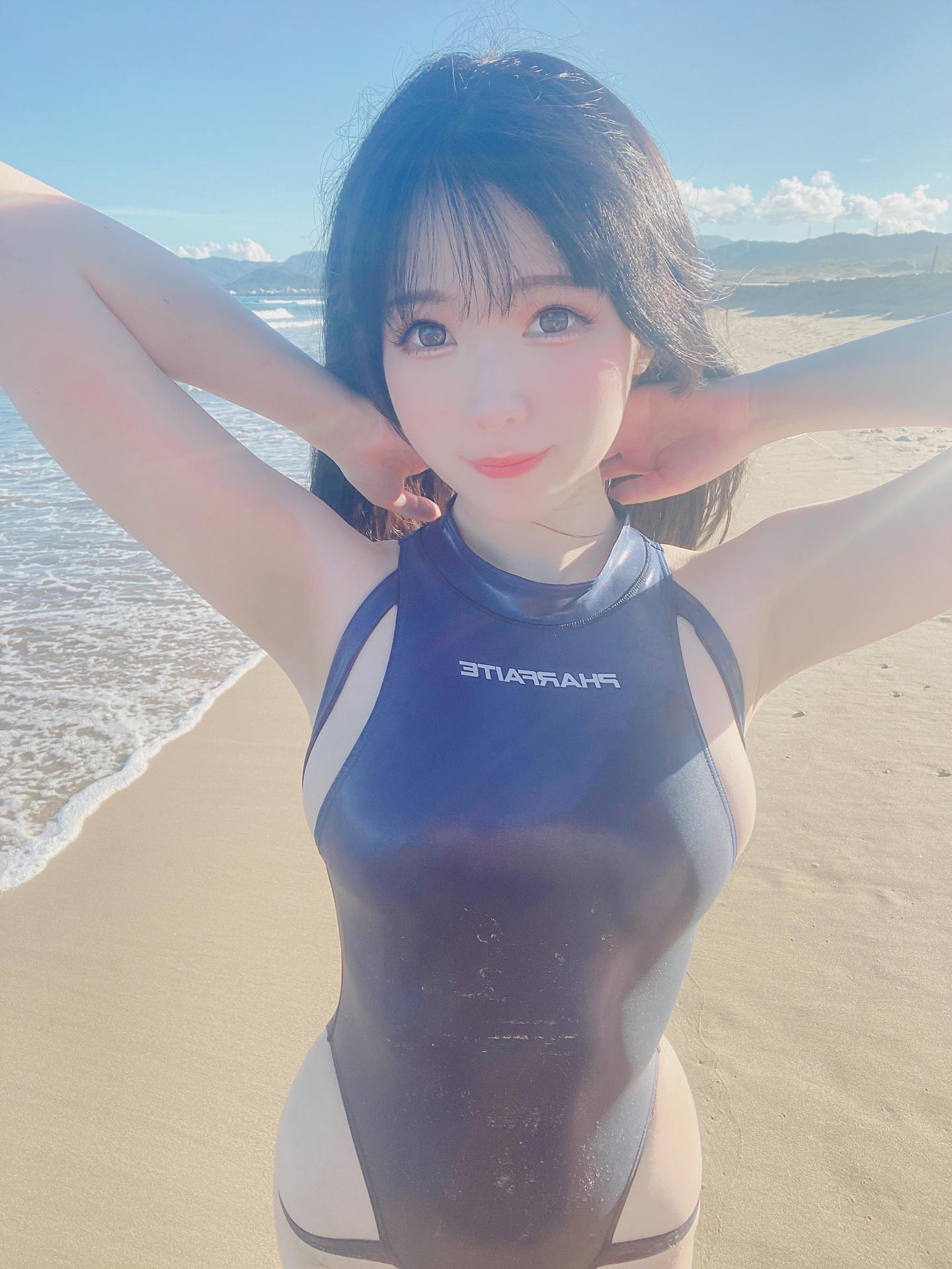 霜月shimo NO.080 Fantia 2022年10月会员合集(5期) [112P-836MB]-2022-10-17 競泳水着🌞 [26P-171.68MB]_第1集