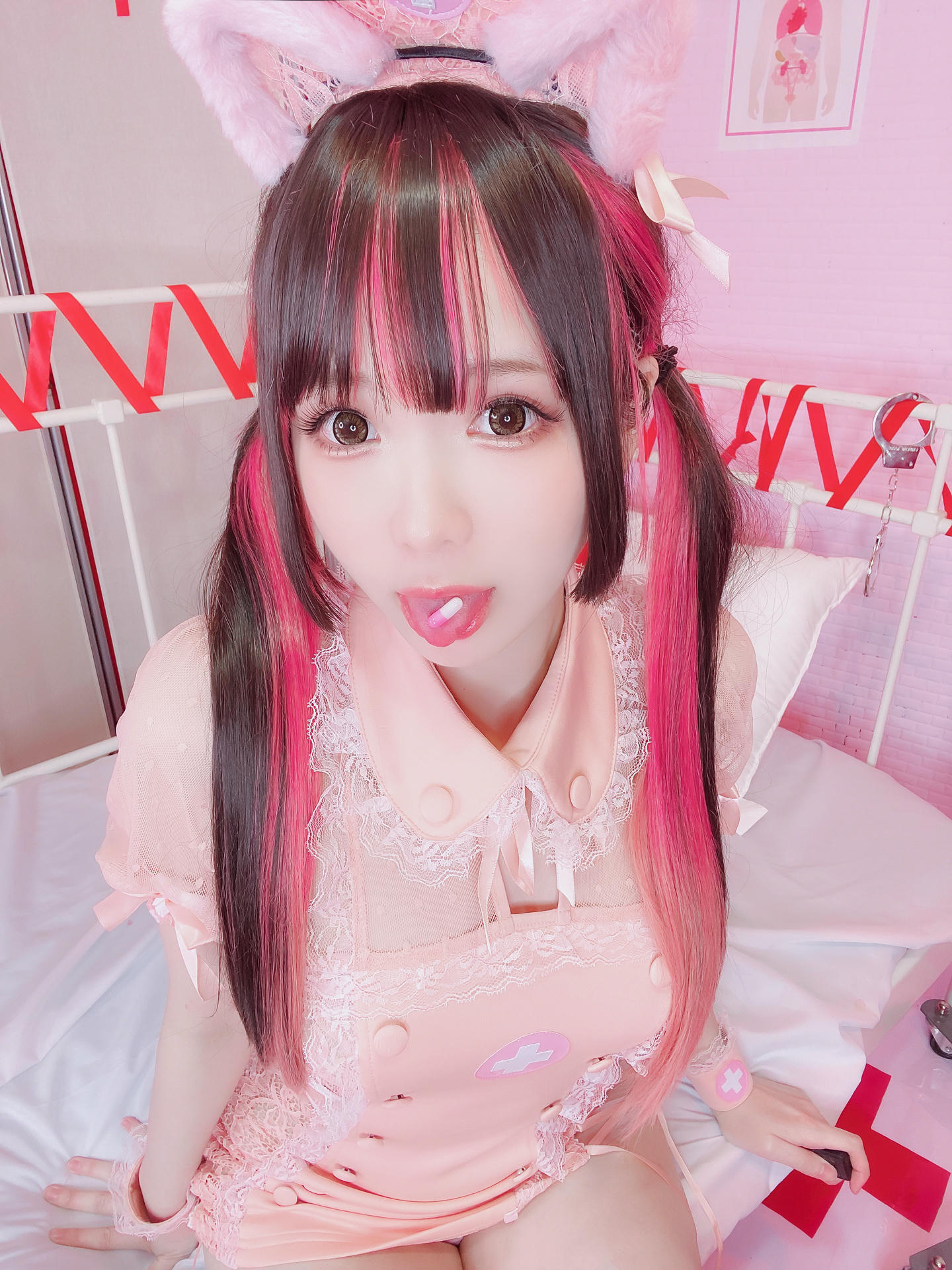 霜月shimo NO.082 Fantia-2023年1月会员合集(5套)[104P-774.3M]-2023-01-17 地雷系ナース🩸🎀_第1集