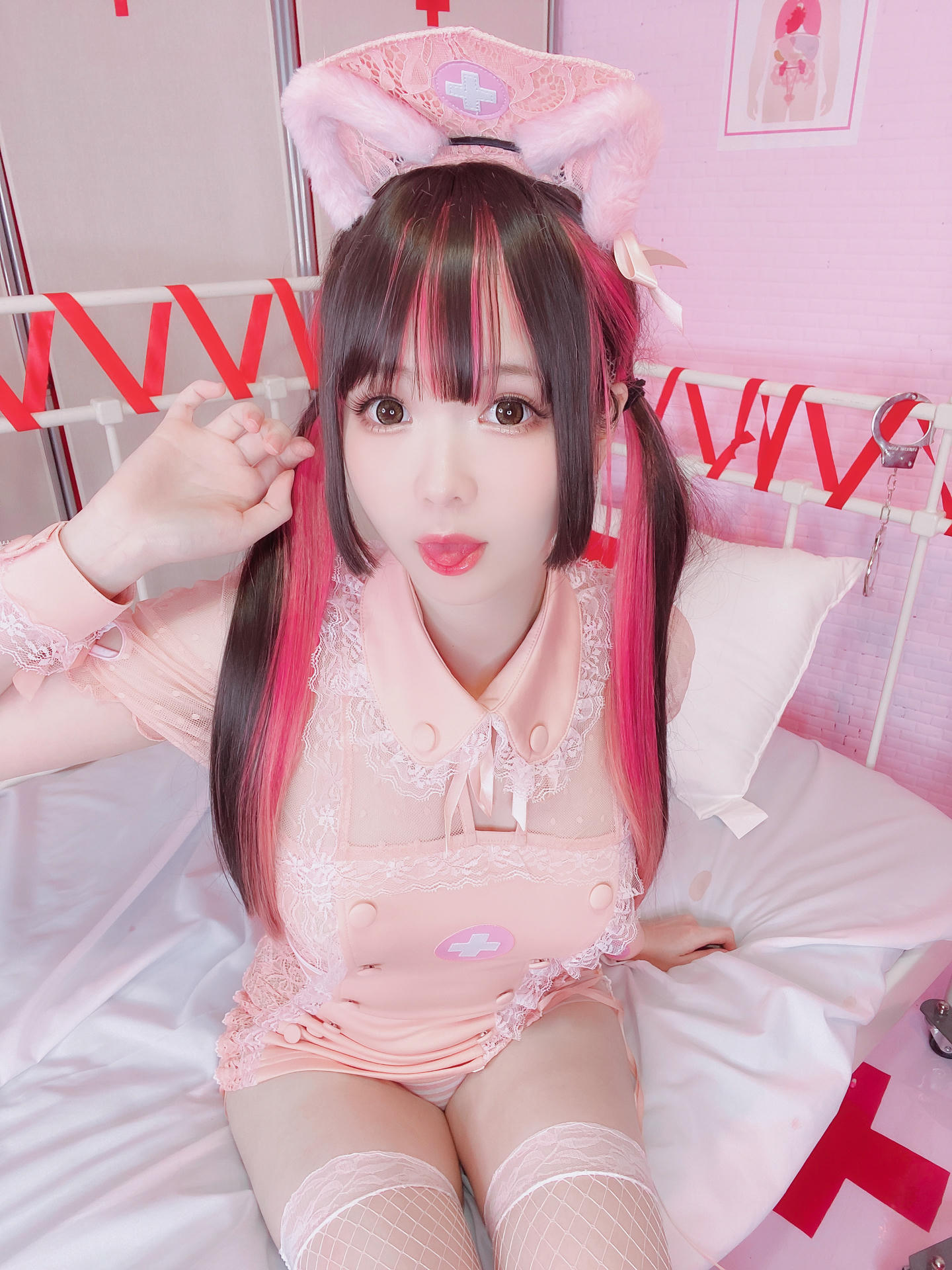 霜月shimo NO.082 Fantia-2023年1月会员合集(5套)[104P-774.3M]-2023-01-17 地雷系ナース🩸🎀_第1集