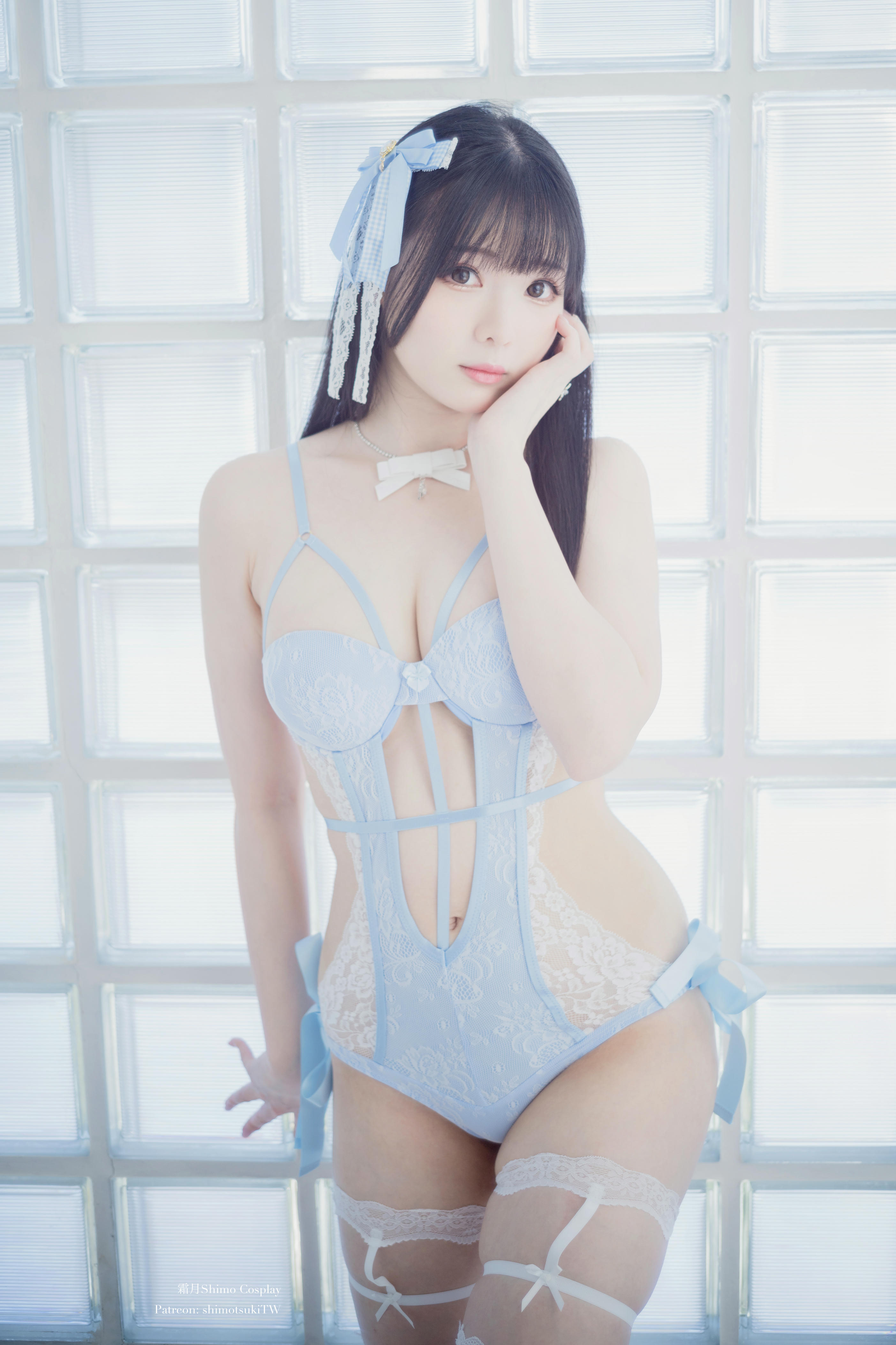 霜月shimo NO.124 Blue Lingerie[41P 309.5M]_第1集