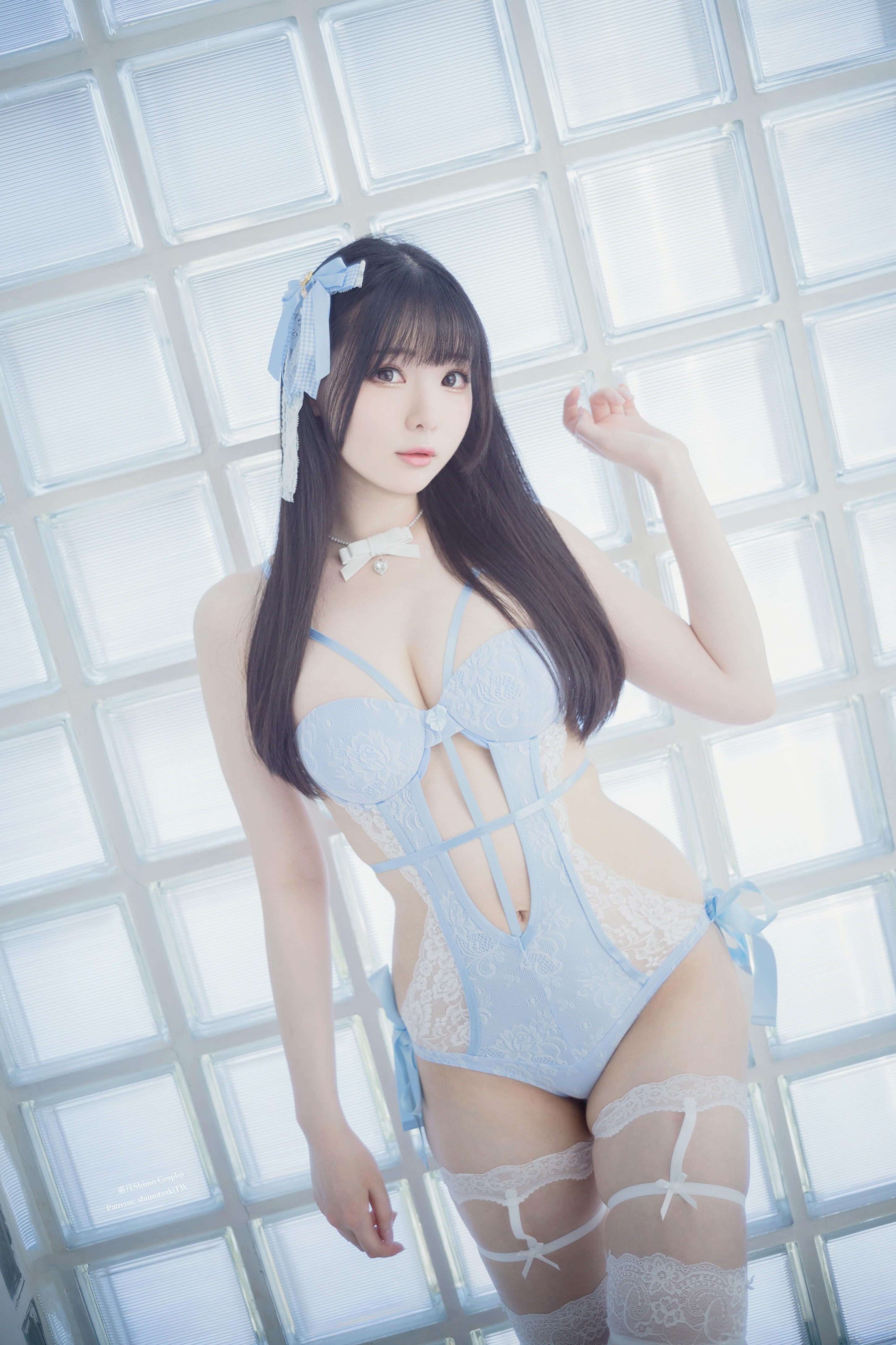 霜月shimo NO.124 Blue Lingerie[41P 309.5M]_第1集