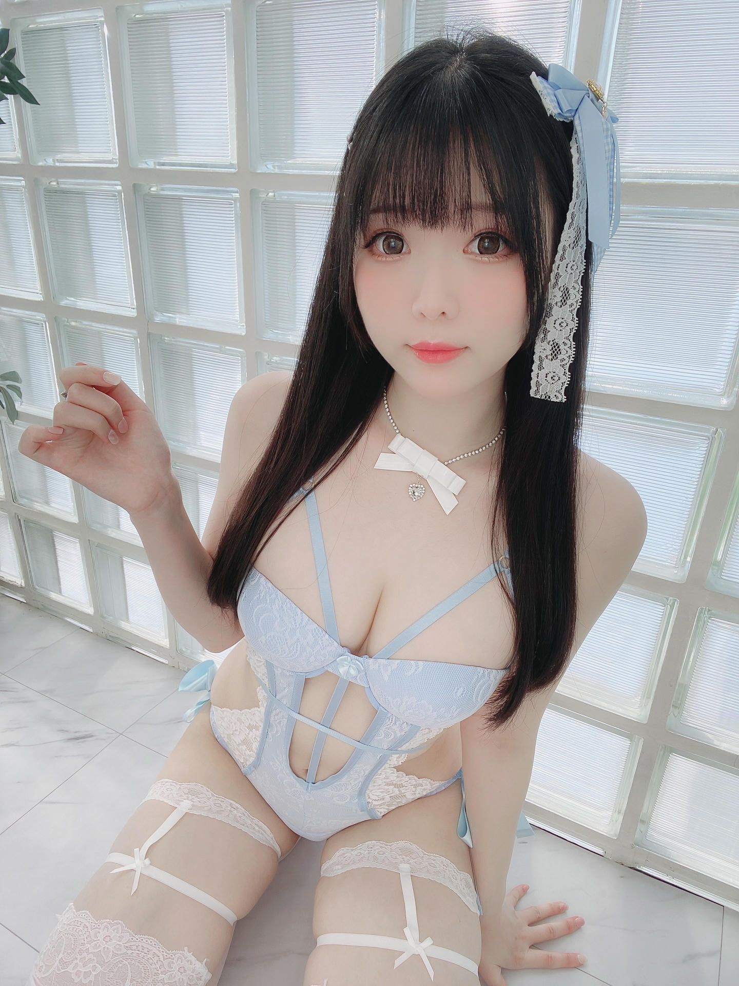 霜月shimo NO.124 Blue Lingerie[41P 309.5M]_第2集