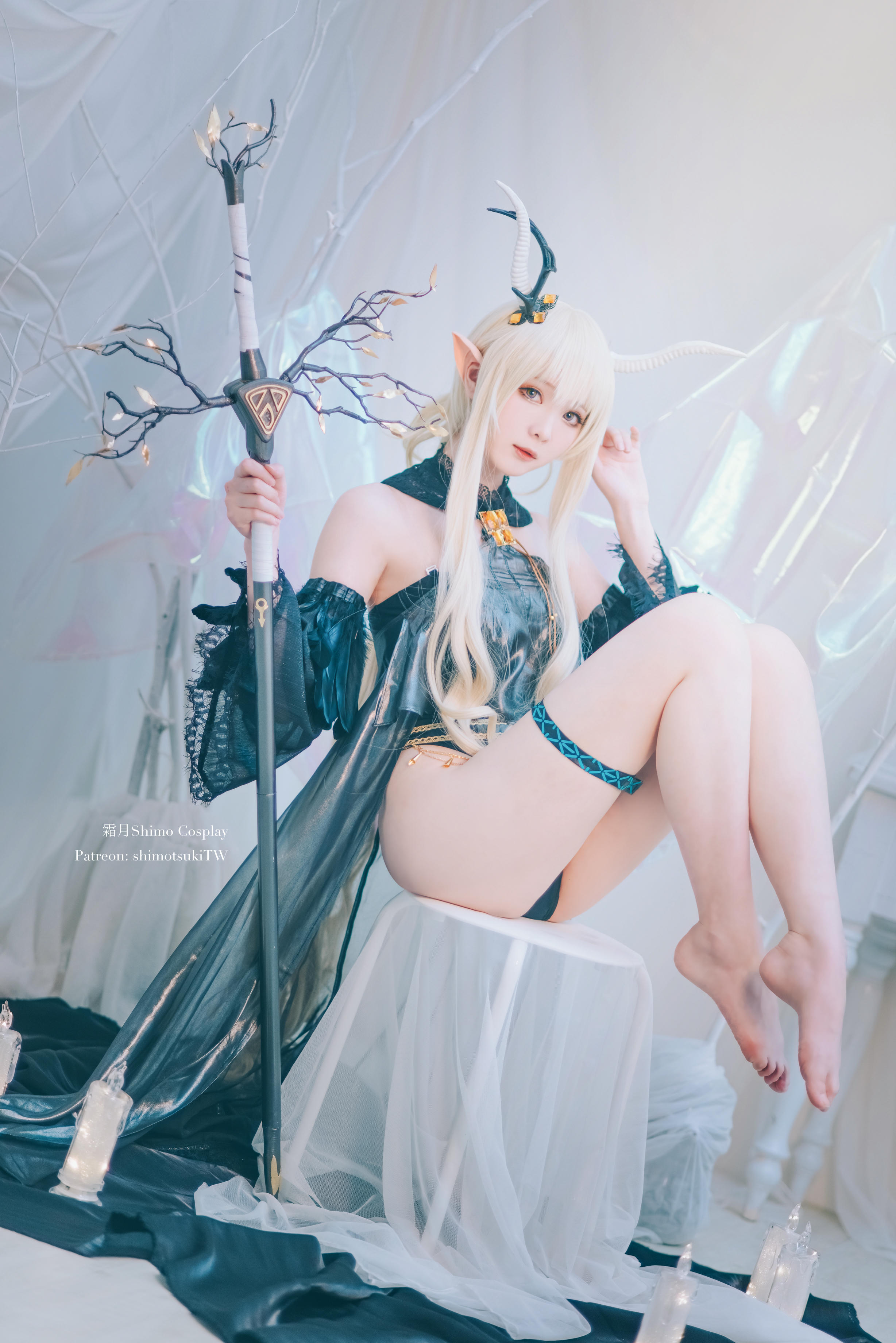 霜月shimo NO.028 明日方舟 闪灵 [17P-263MB]_第1集