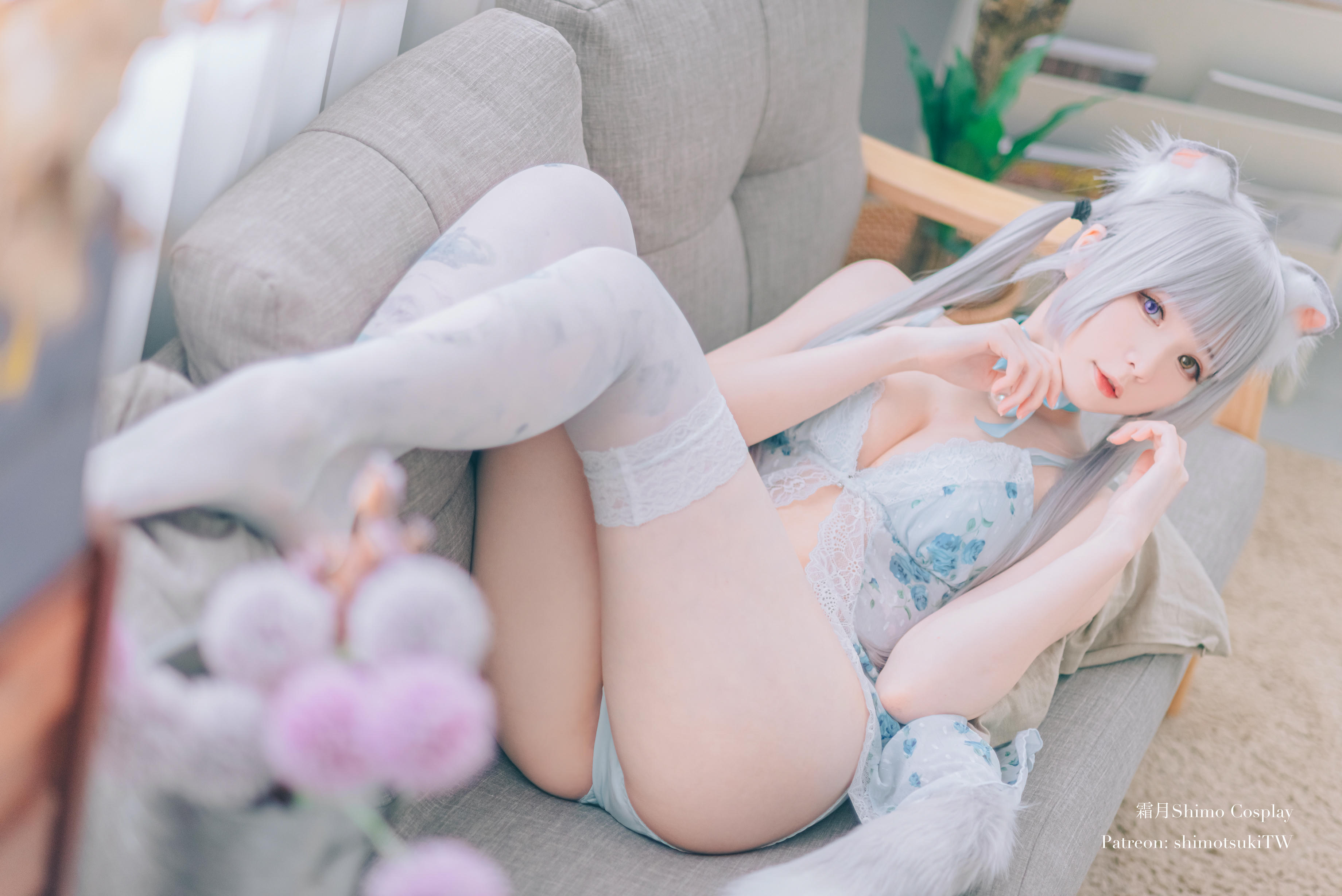 霜月shimo NO.036  ベビードールと灰色ねこ [15P-266MB]_第1集