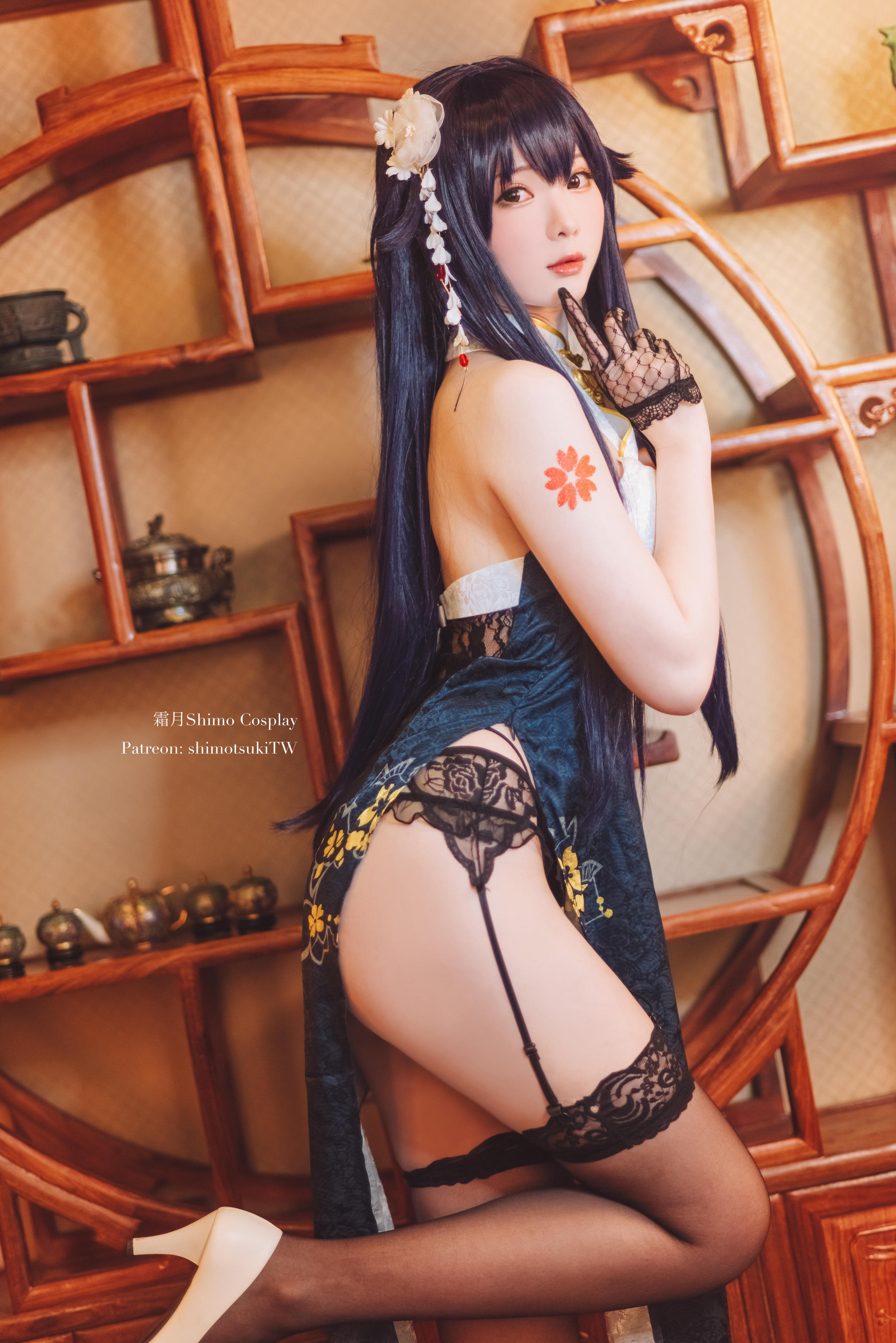 霜月shimo NO.047 碧蓝航线 吾妻旗袍 [12P1V-338MB]_第1集